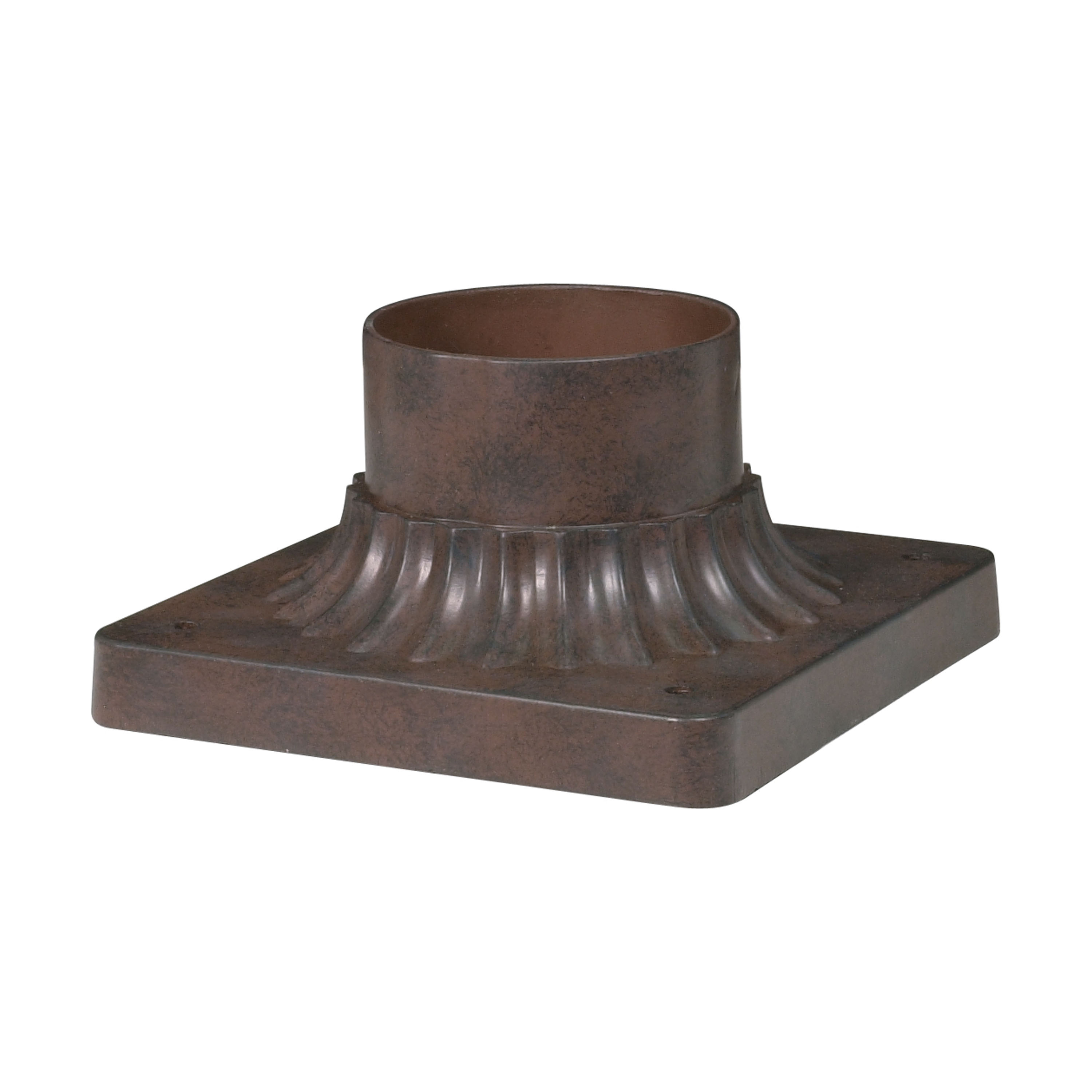 ALUMINUM POST BASE OLD BRONZE - 25-1203