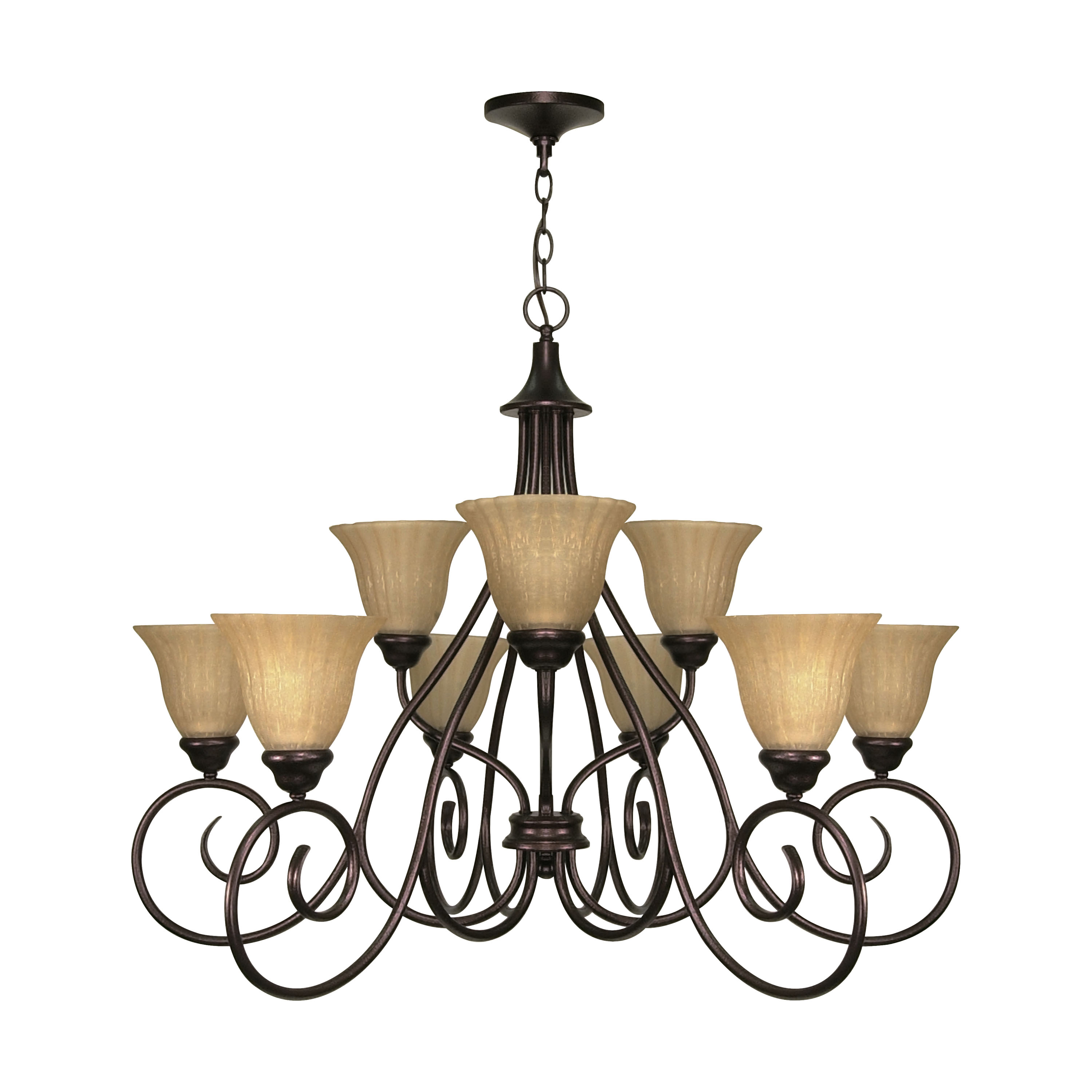 MOULAN 9 LT CHANDELIER - 60-008