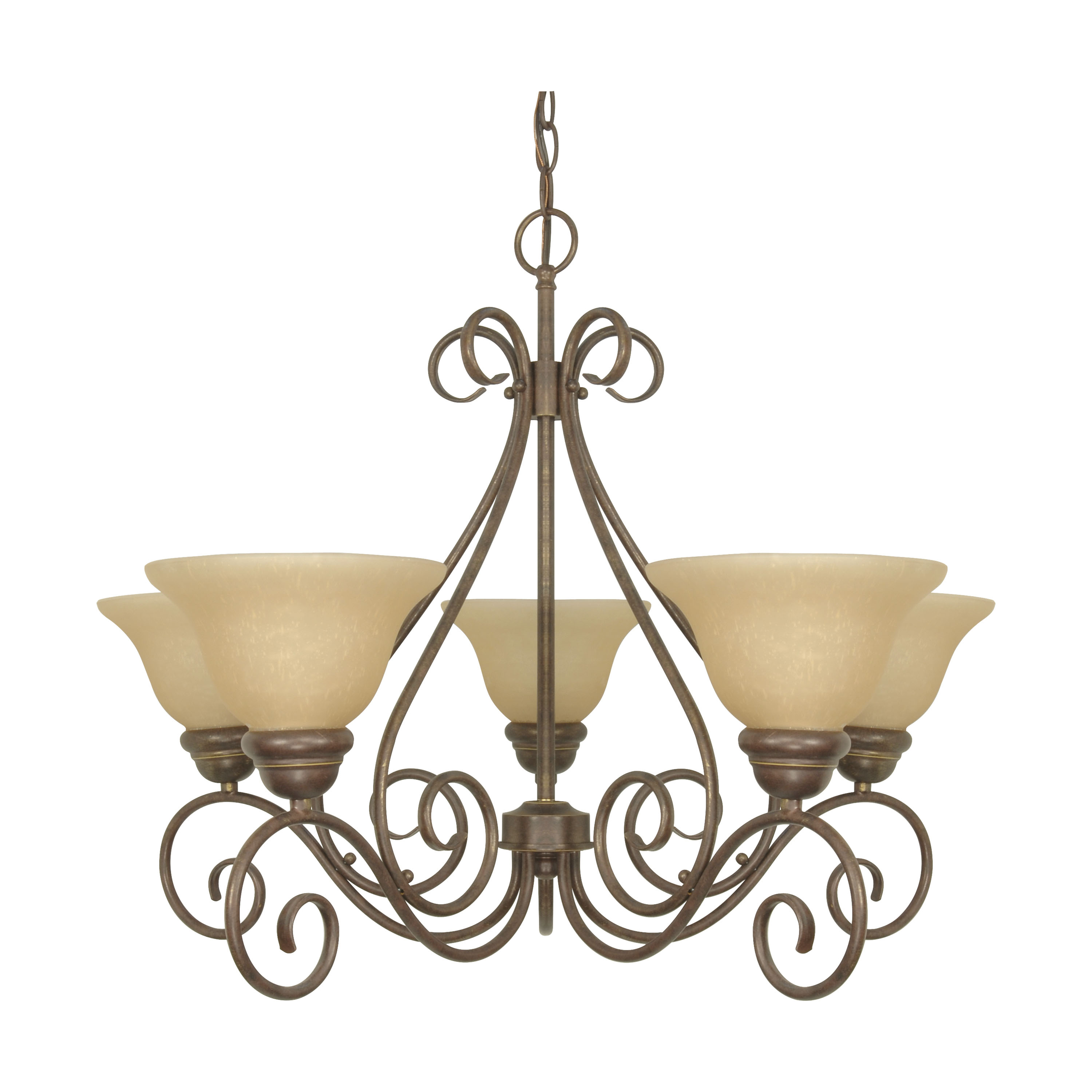 CASTILLO 5 LT ARM UP CHNDELIER - 60-1023