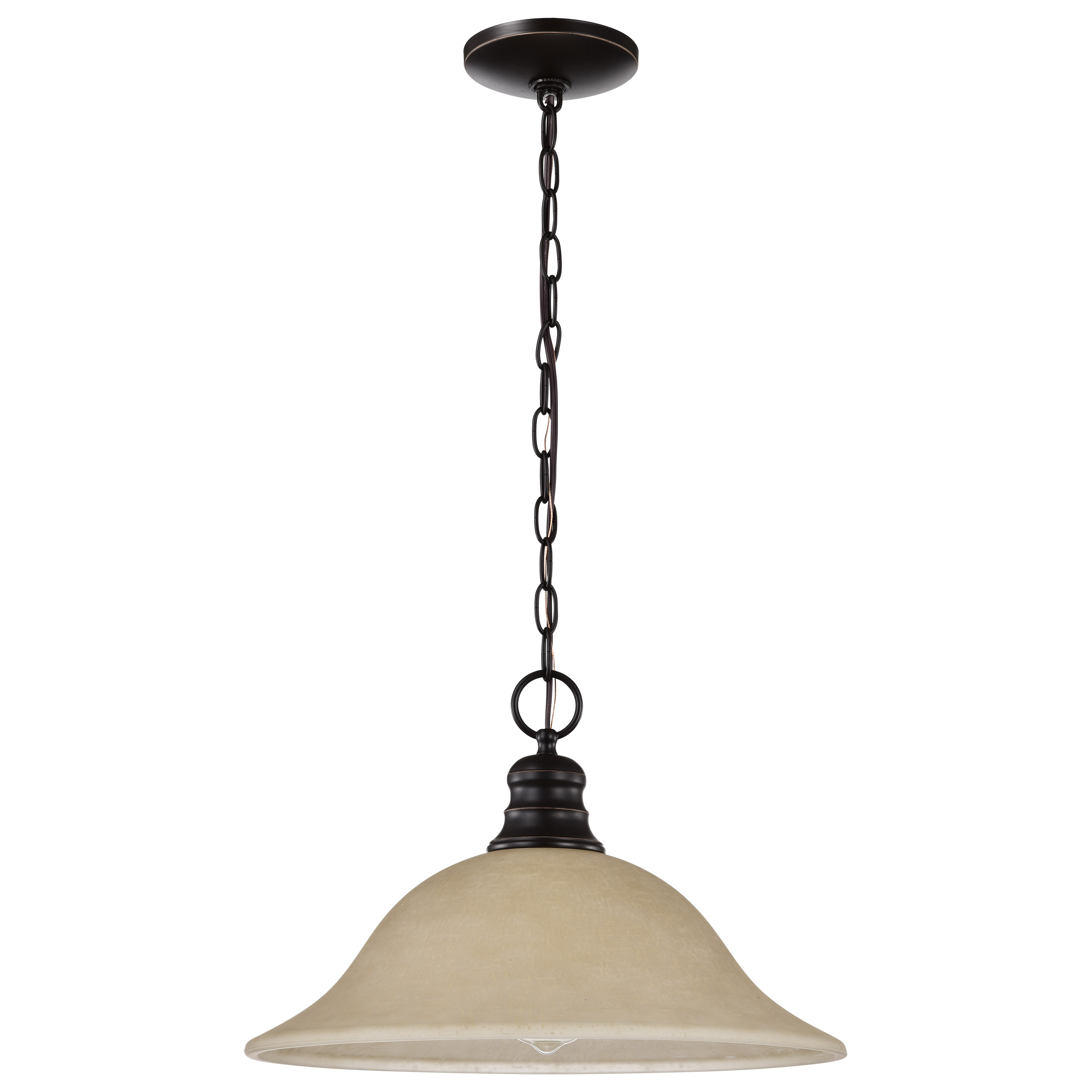 1 LT 16" HANGING DOME PENDANT - 60-1276