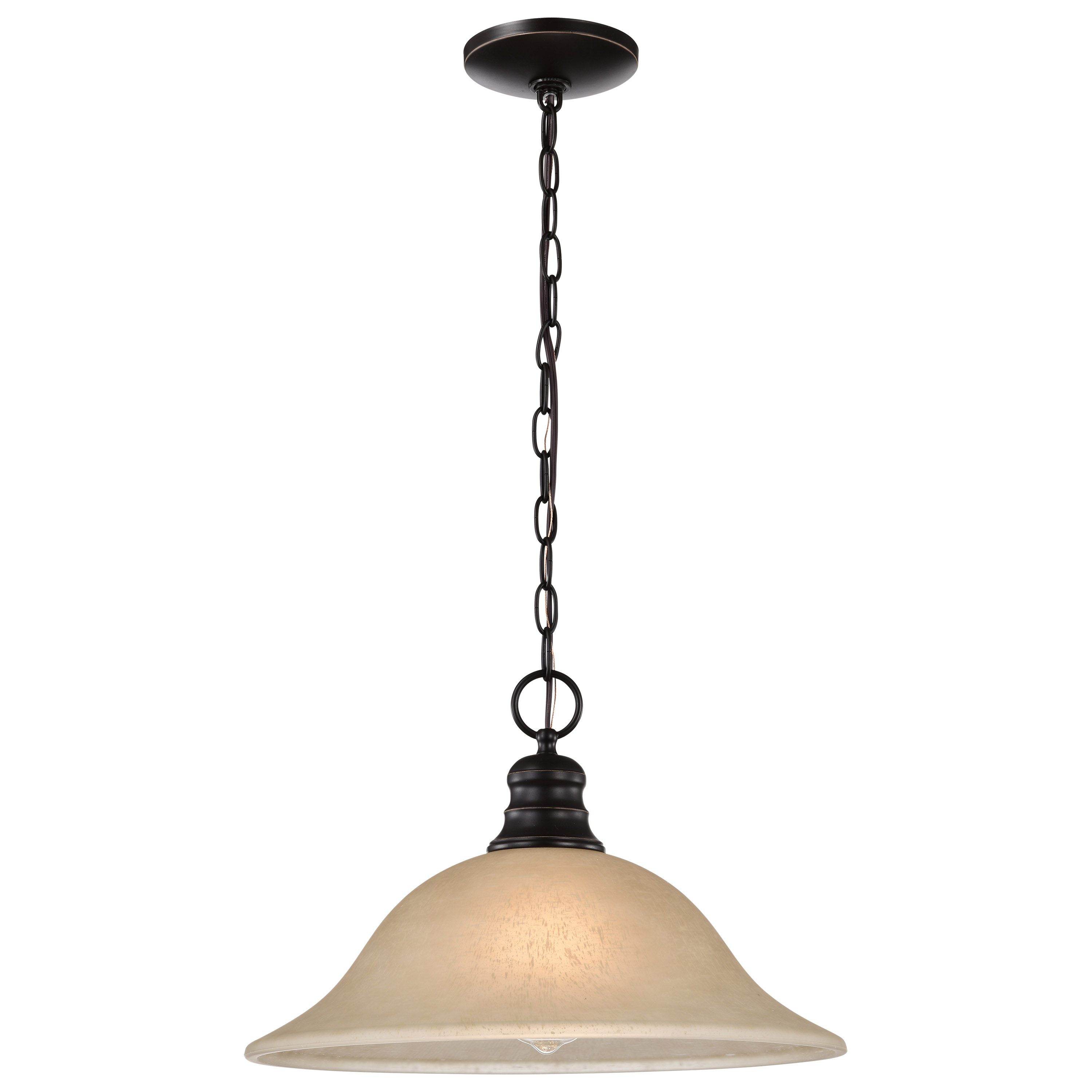1 LT 16" HANGING DOME PENDANT - 60-1276