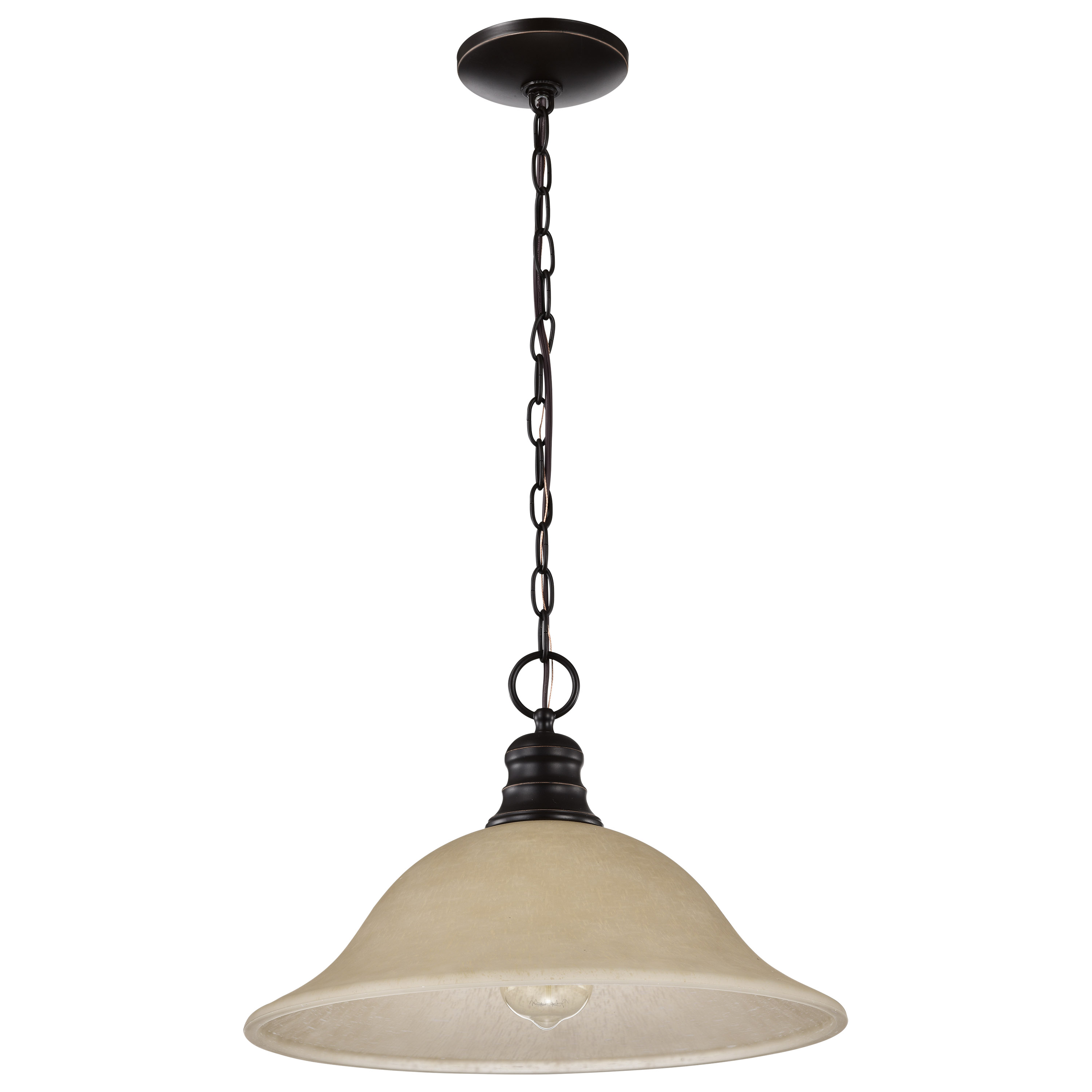 1 LT 16" HANGING DOME PENDANT - 60-1276