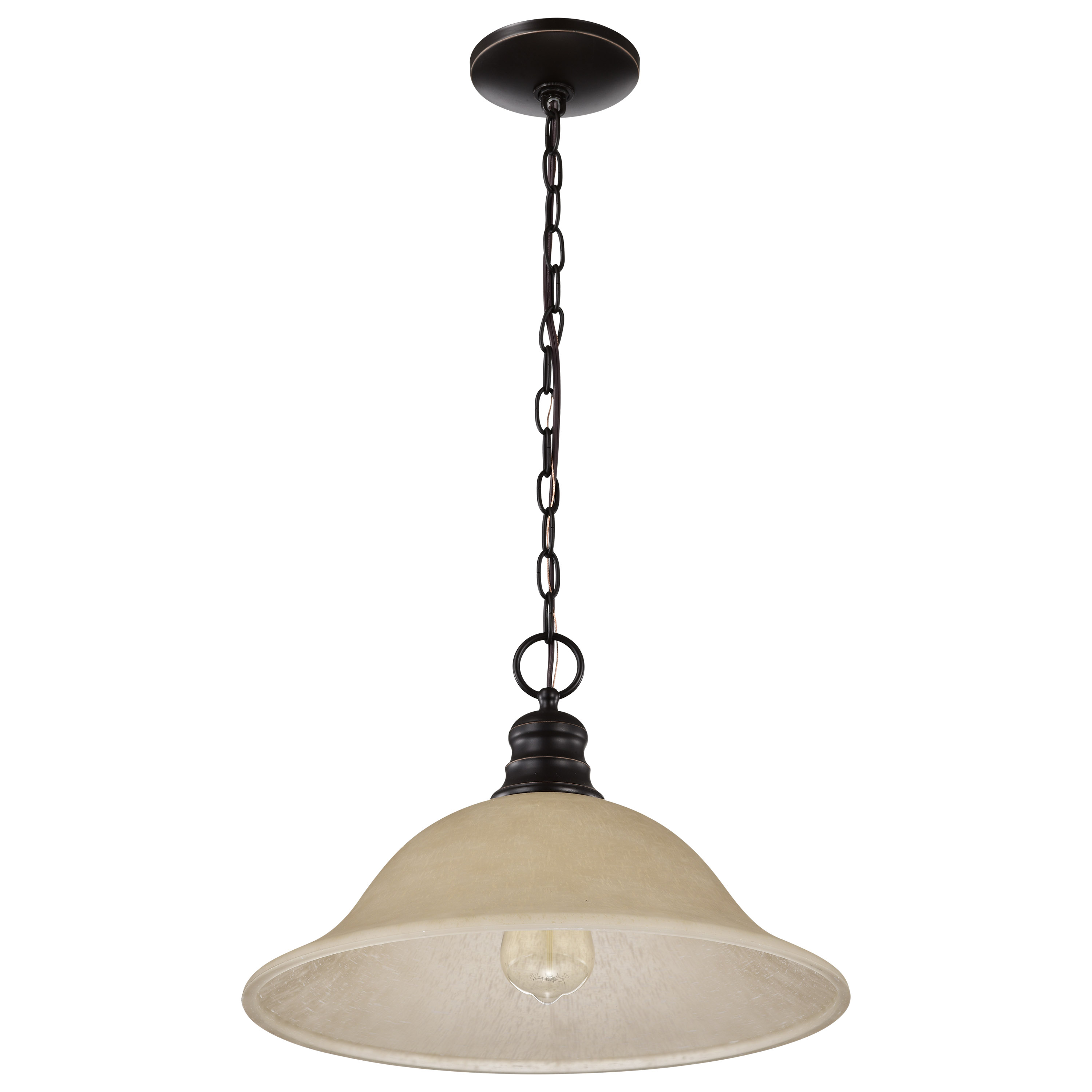 1 LT 16" HANGING DOME PENDANT - 60-1276