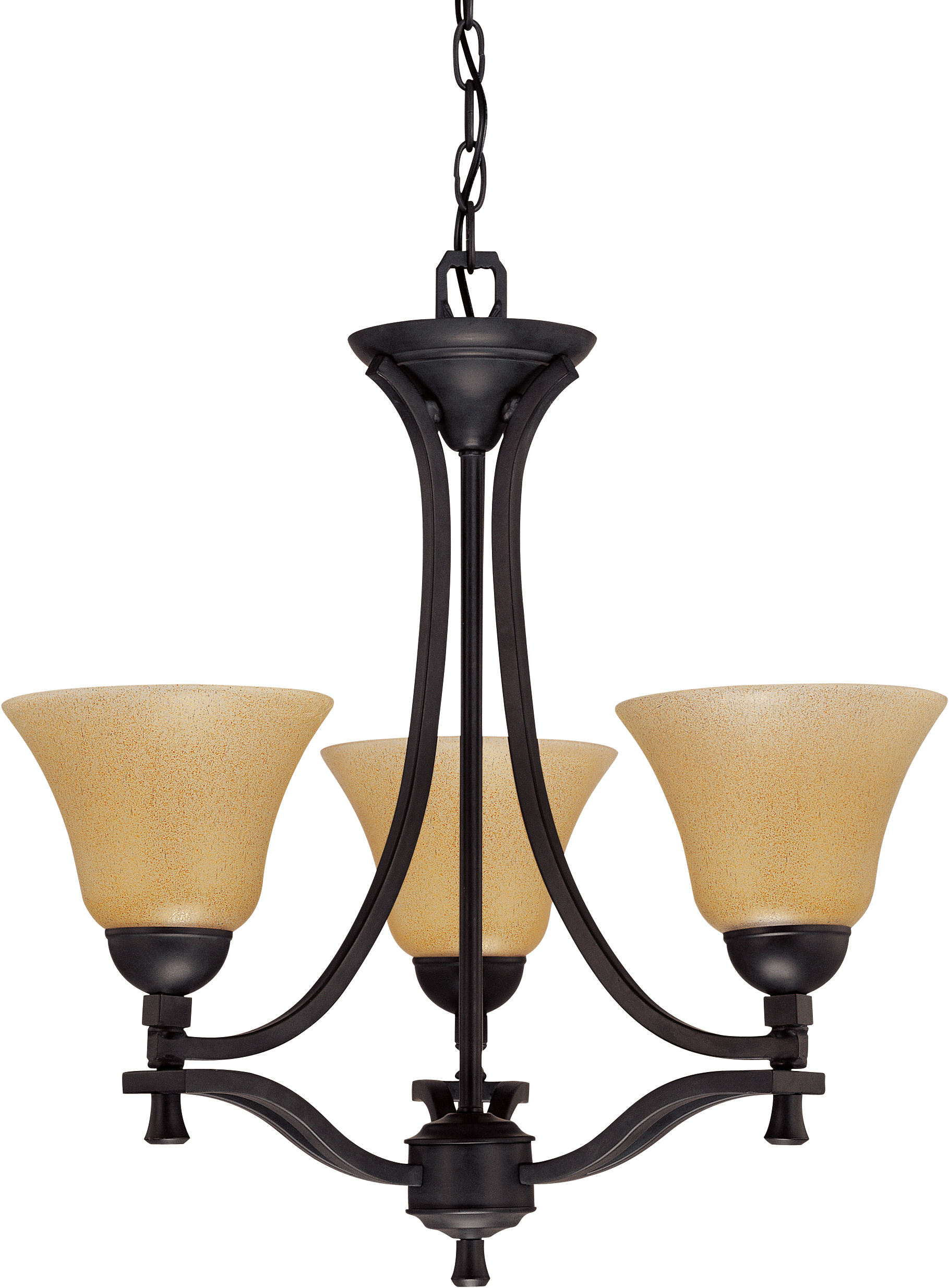 DAKOTA 1TIER 3LT CHANDELIER - 60-1721