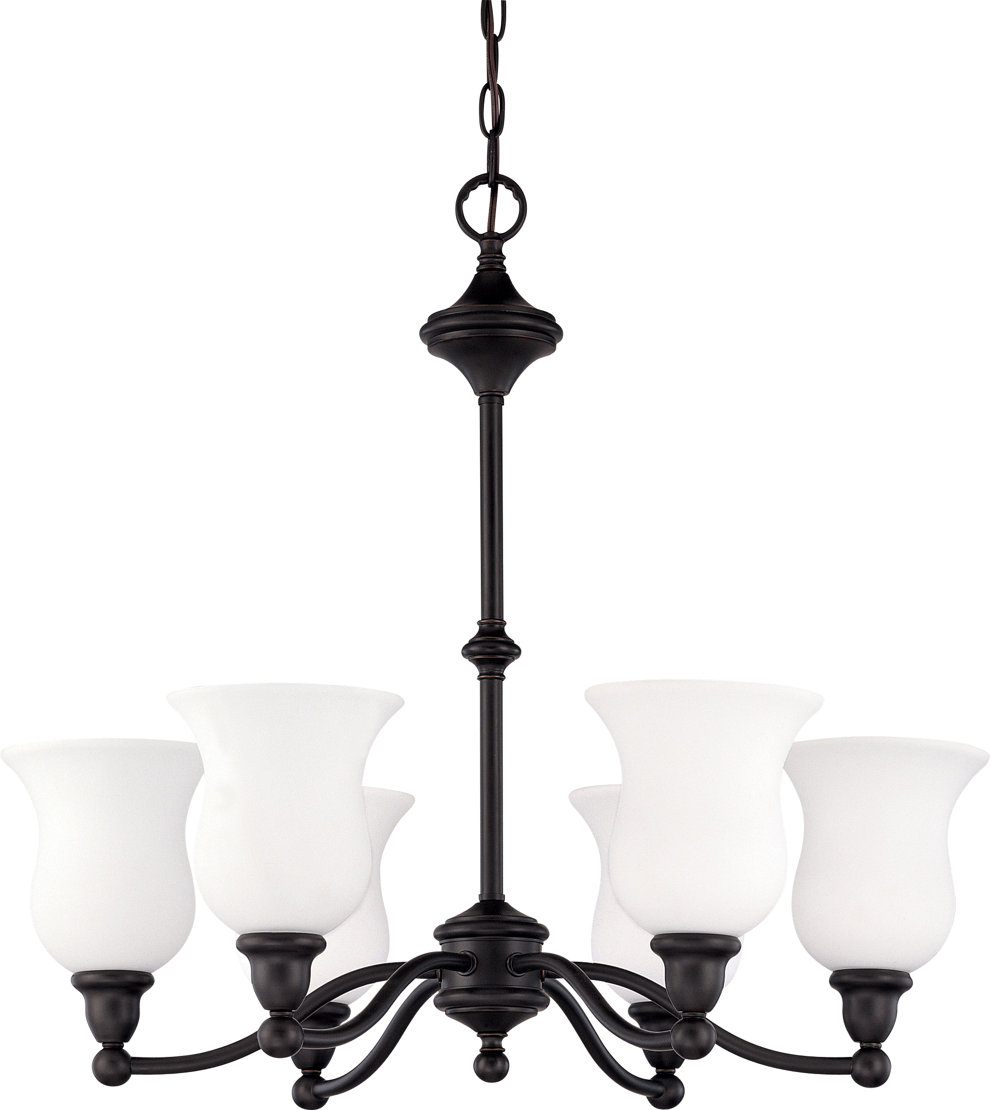 GLENWOOD 6 LT CHANDELIER - 60-1782