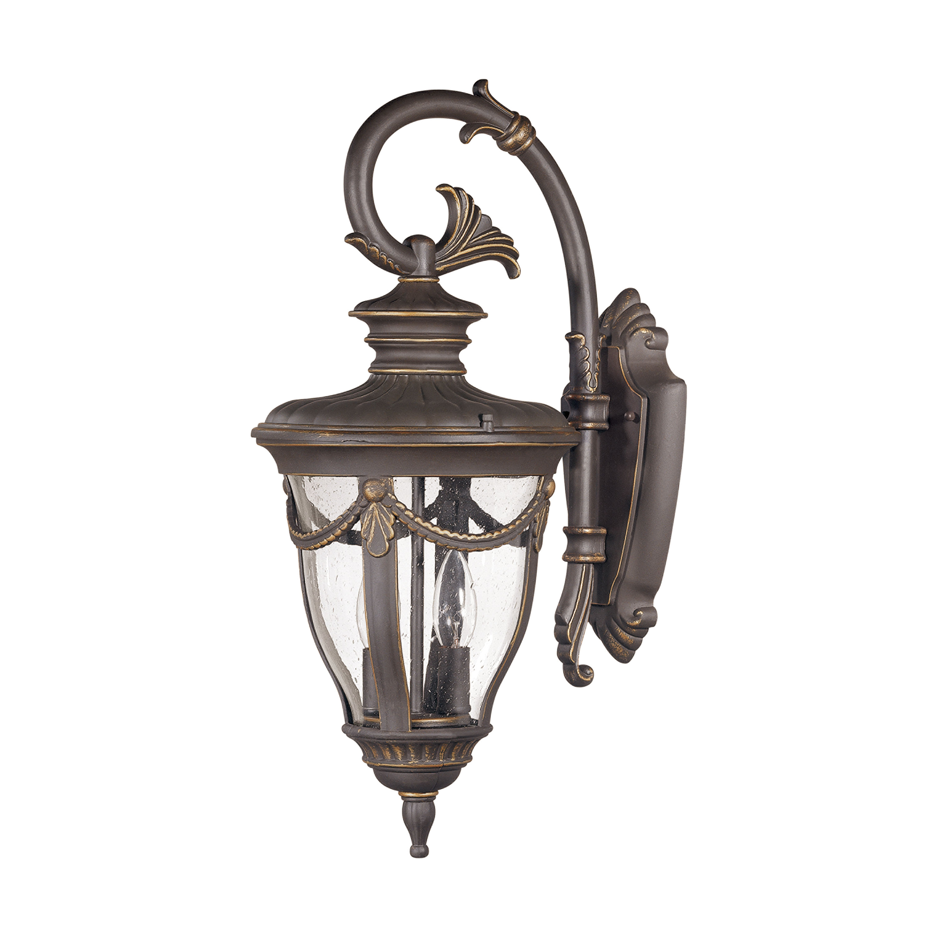 PHILIPPE 2LT WALL LANTERN-DOWN - 60-2044