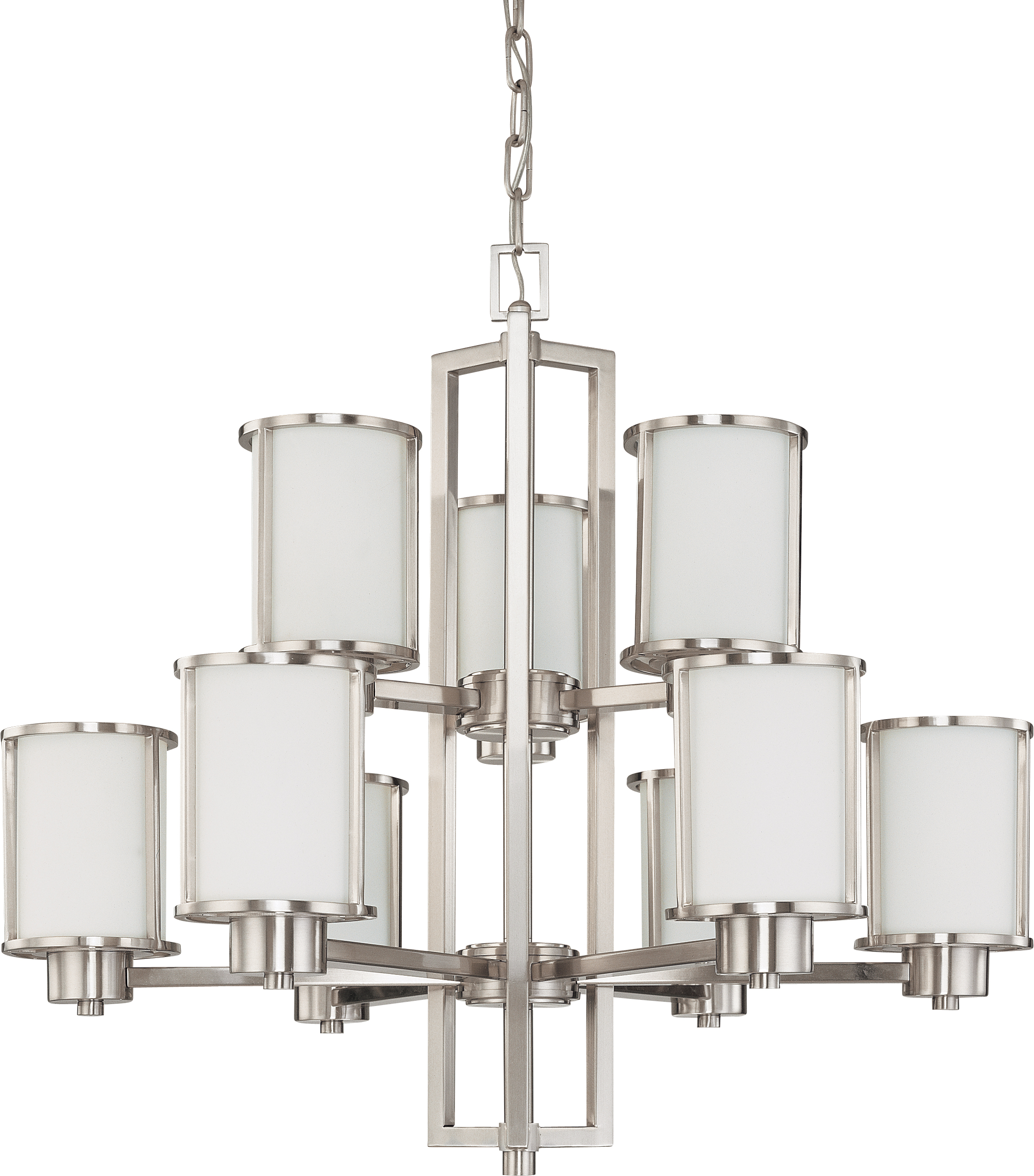 ODEON 2TIER 9 LT CHANDELIER - 60-2855