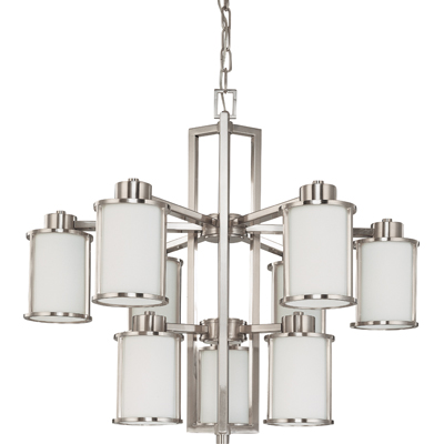 ODEON 2TIER 9 LT CHANDELIER - 60-2855