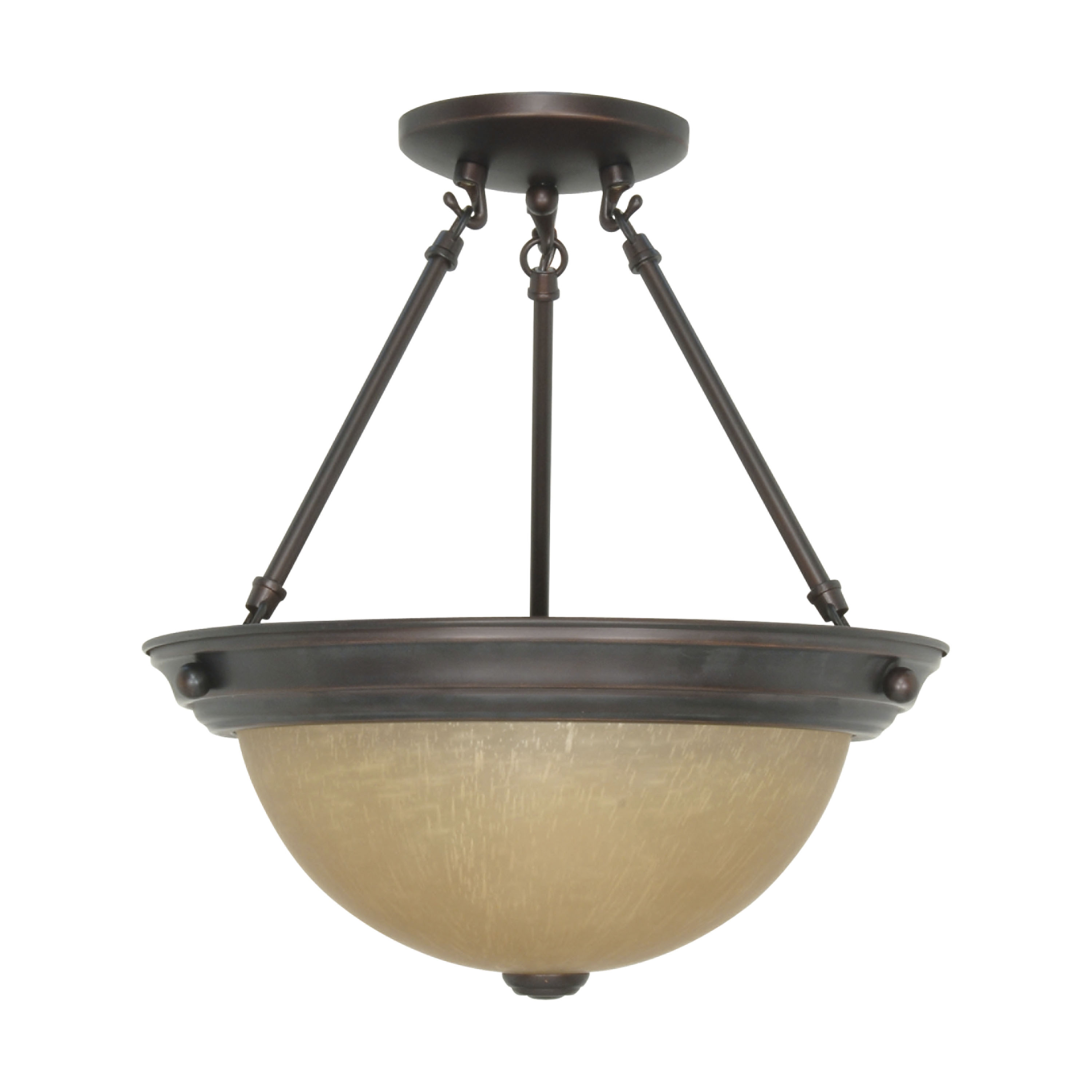 2 LIGHT ES 13" SEMI-FLUSH - 60-3109