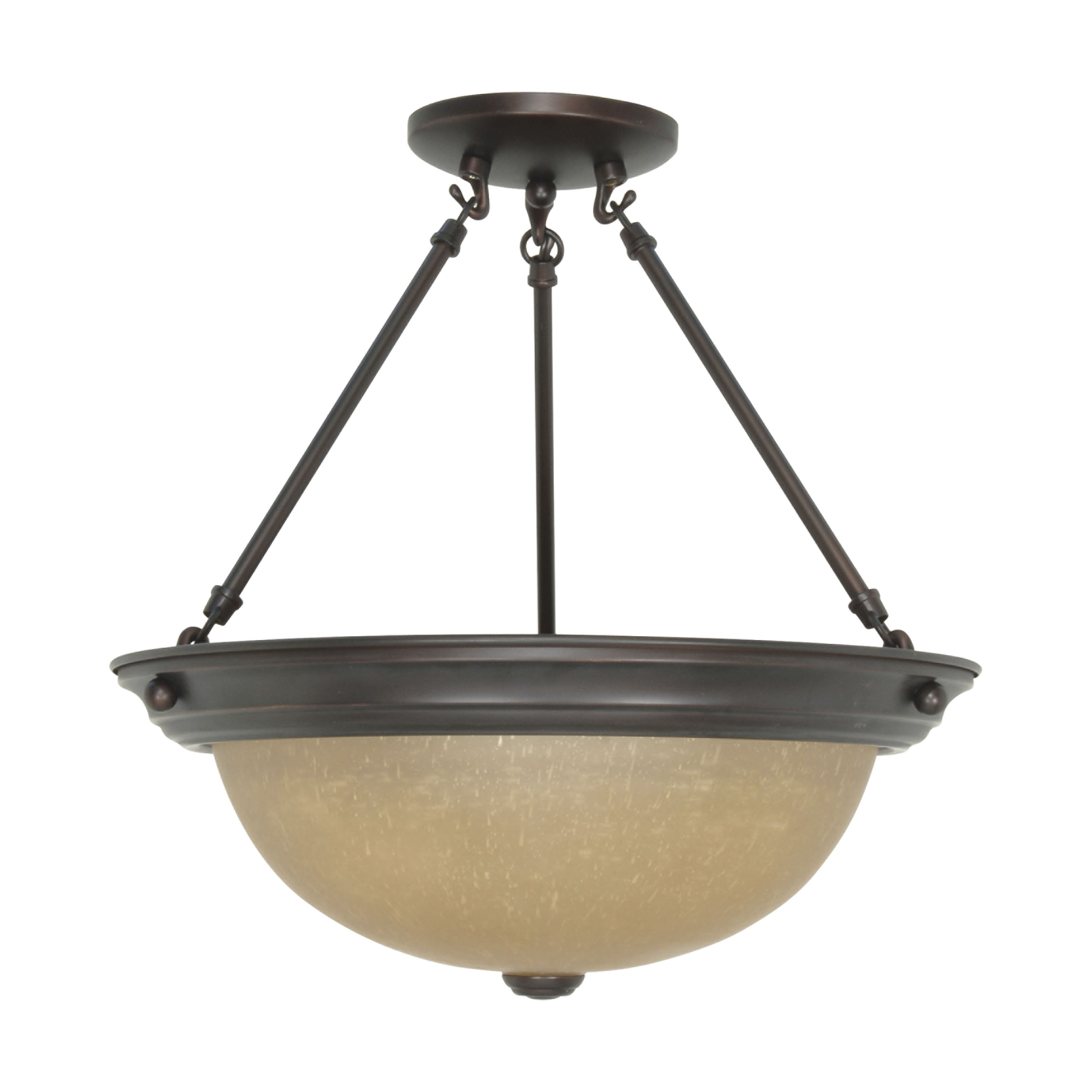 3 LIGHT ES 15" SEMI-FLUSH - 60-3111