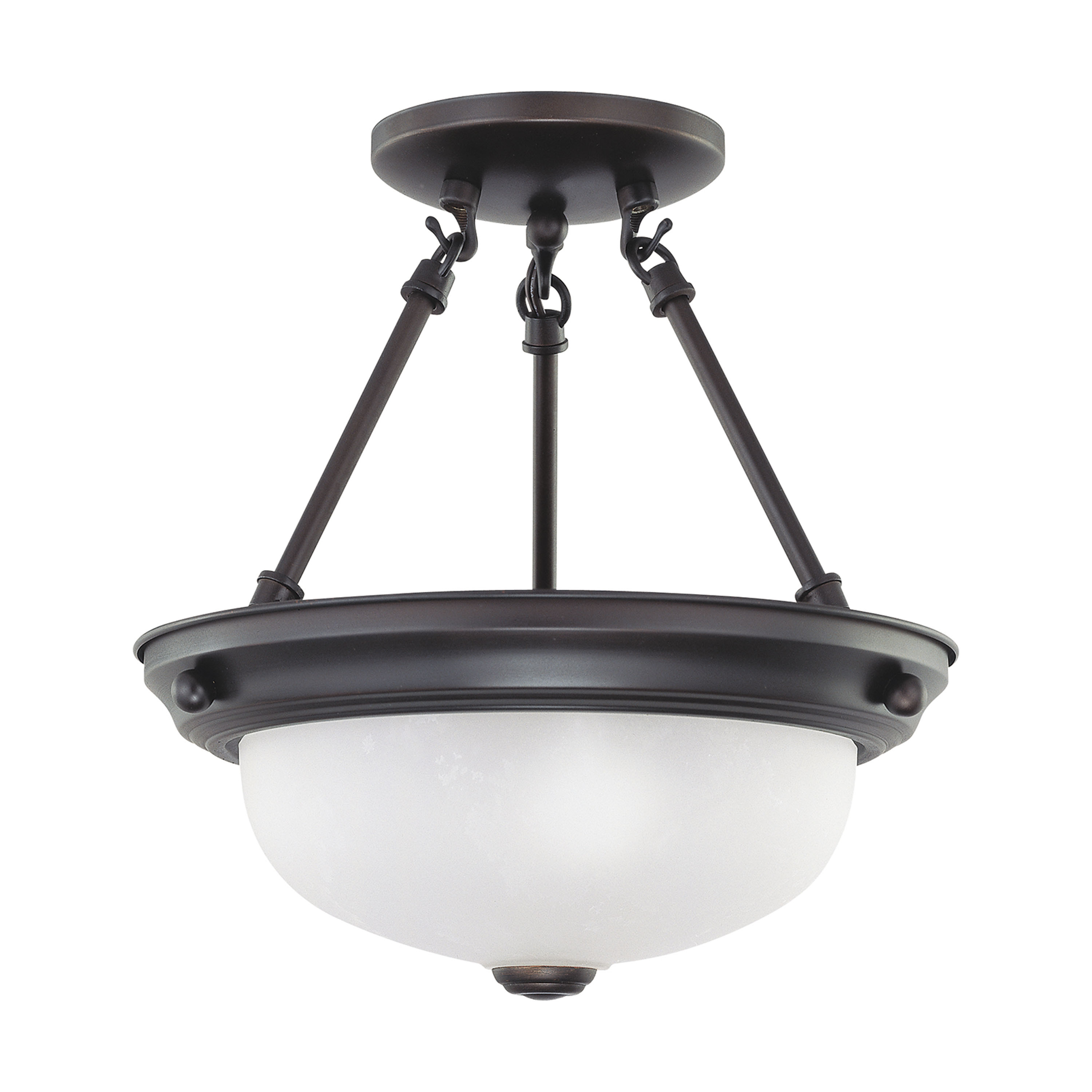 2 LIGHT 11" SEMI-FLUSH - 60-3148