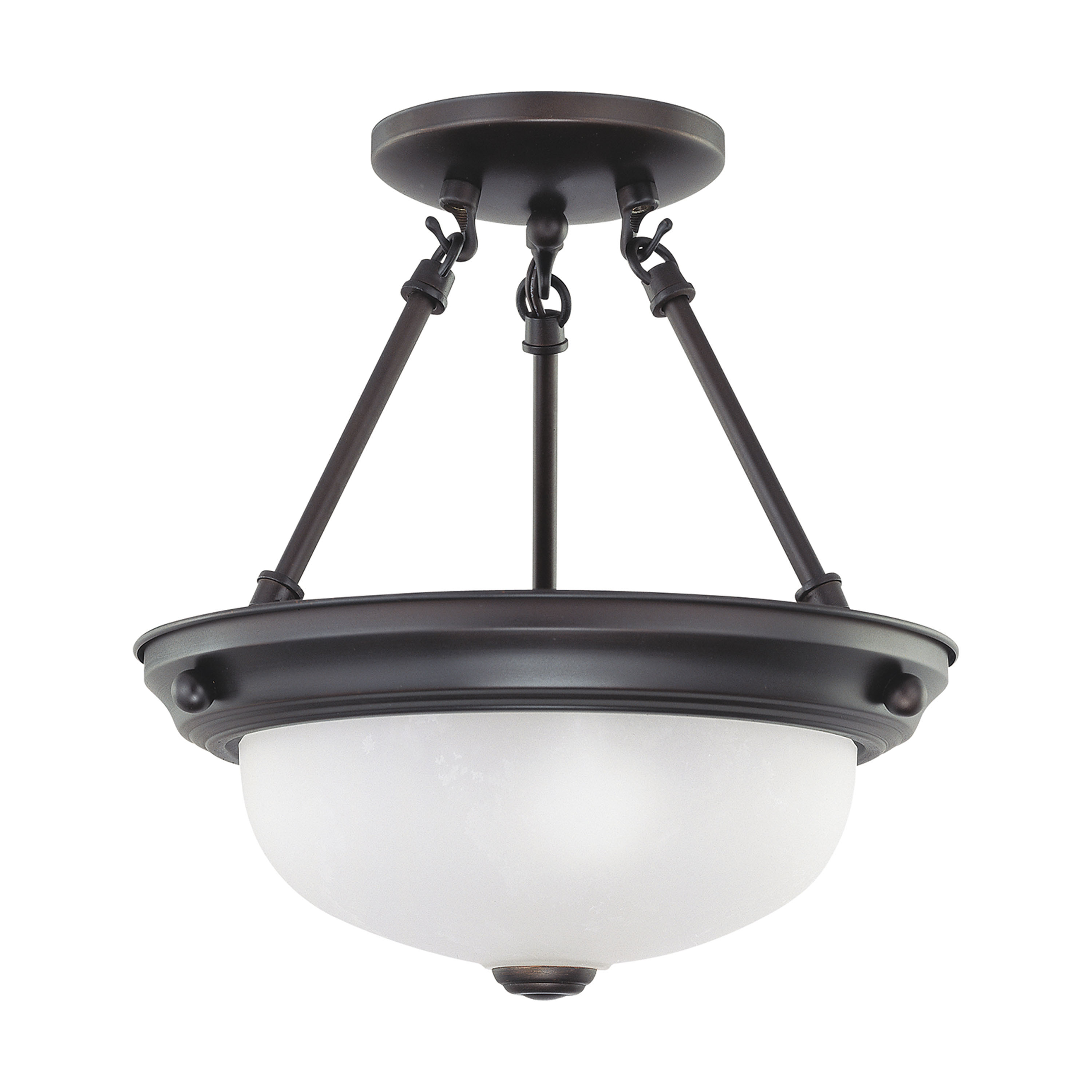 2 LIGHT ES 11" SEMI-FLUSH - 60-3338