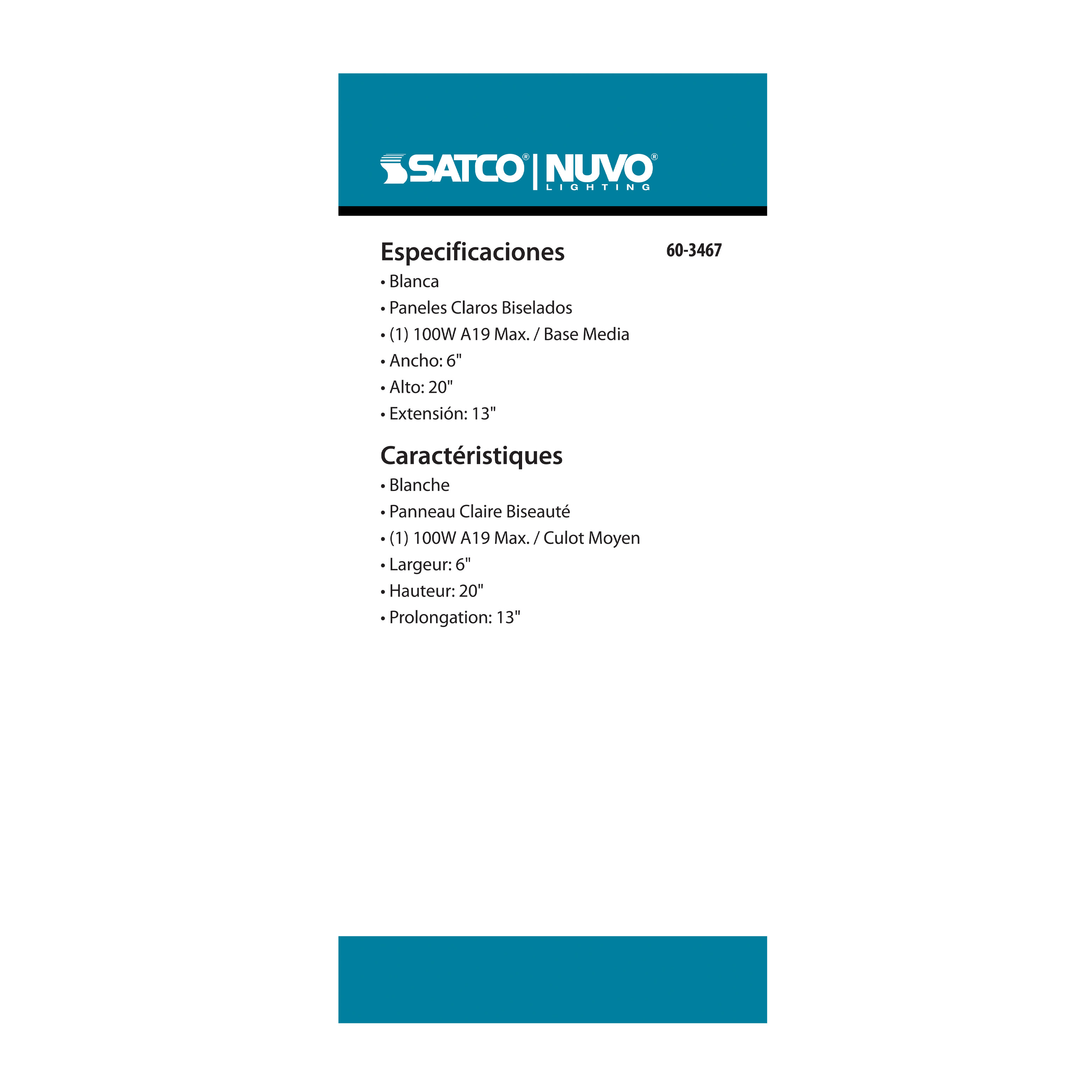 CENTRAL PARK 1 LT OUTDOOR - 60-3467