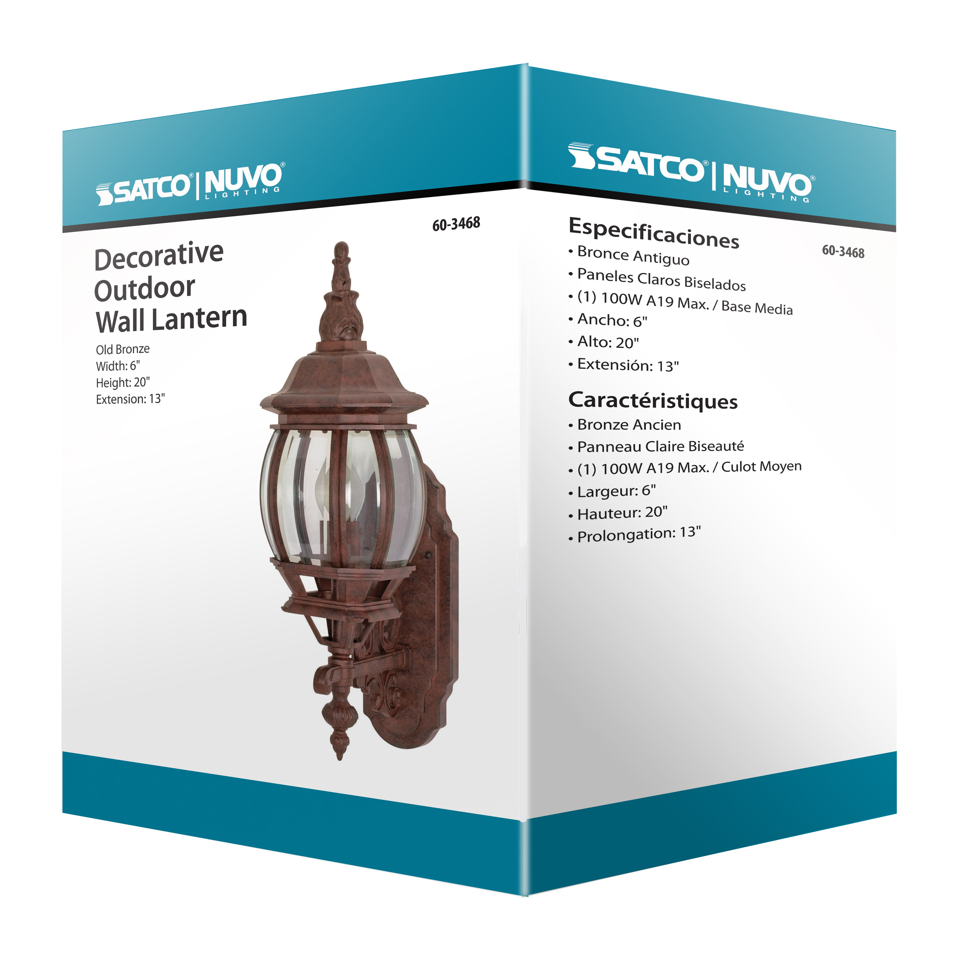 CENTRAL PARK 1 LT OUTDOOR - 60-3468