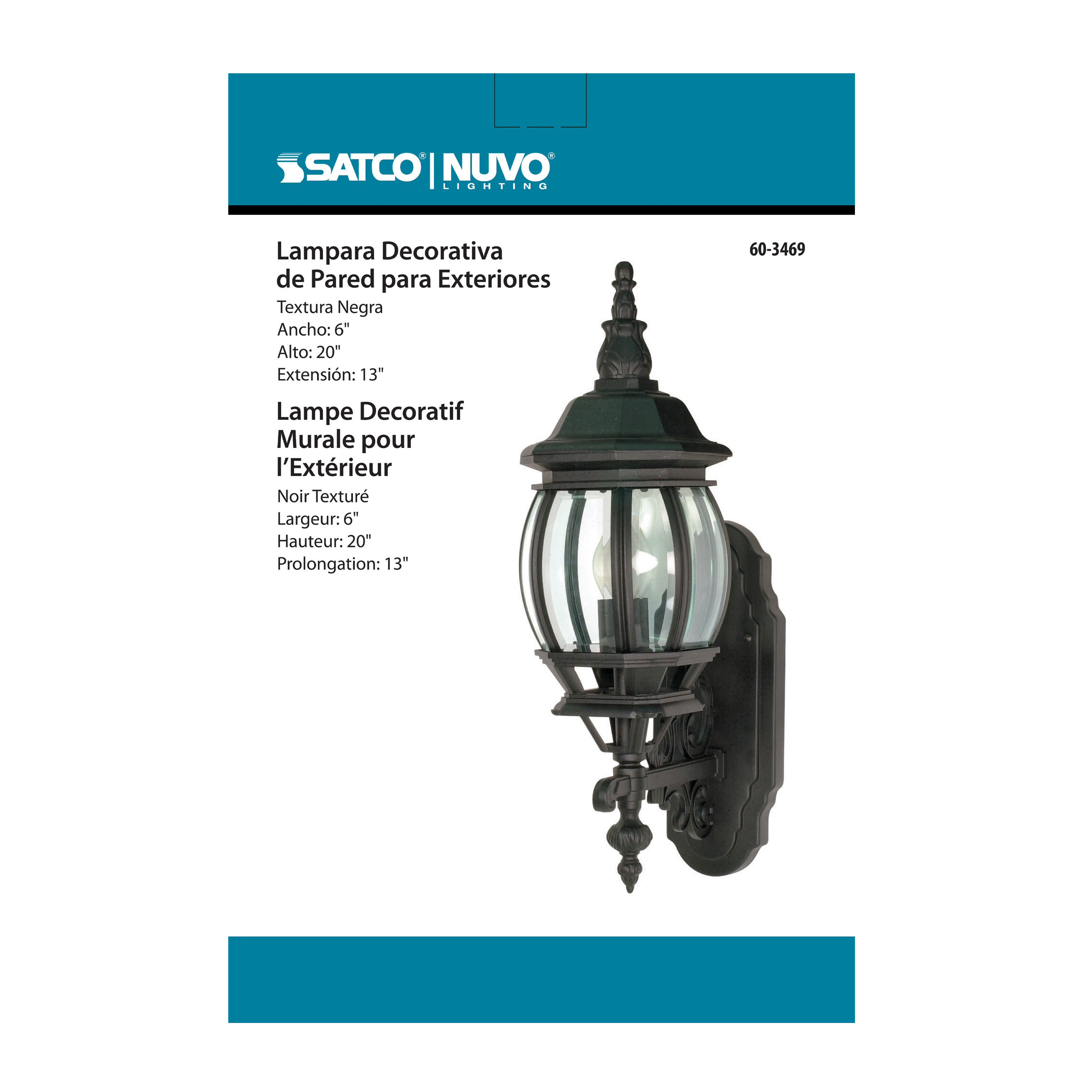 CENTRAL PARK 1 LT OUTDOOR - 60-3469