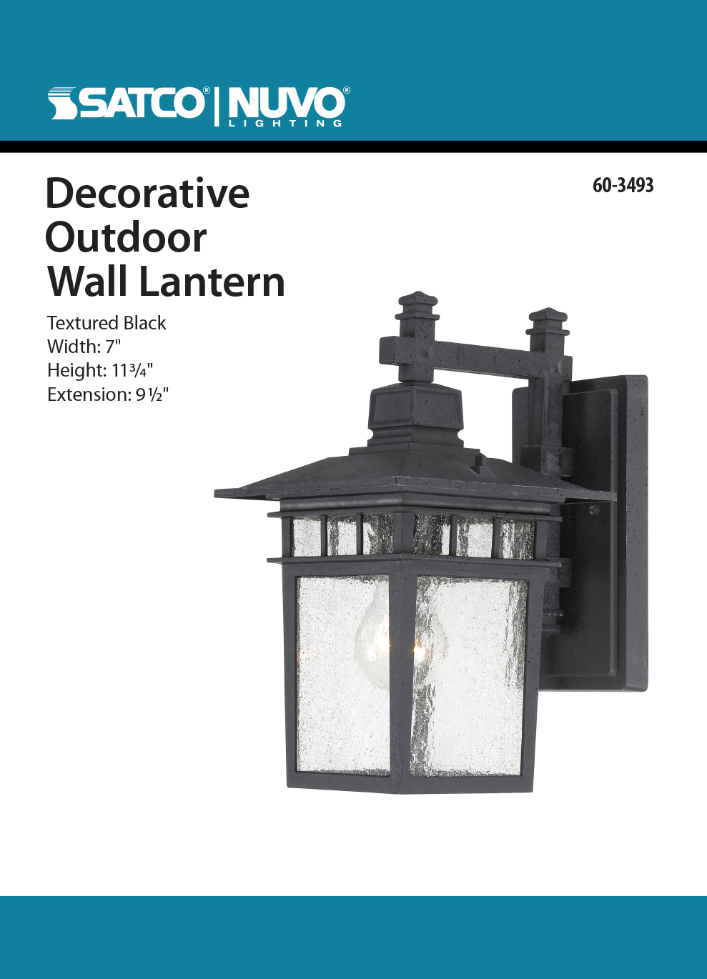 COVE NECK 1 LGT OUTDOOR WALL - 60-3493