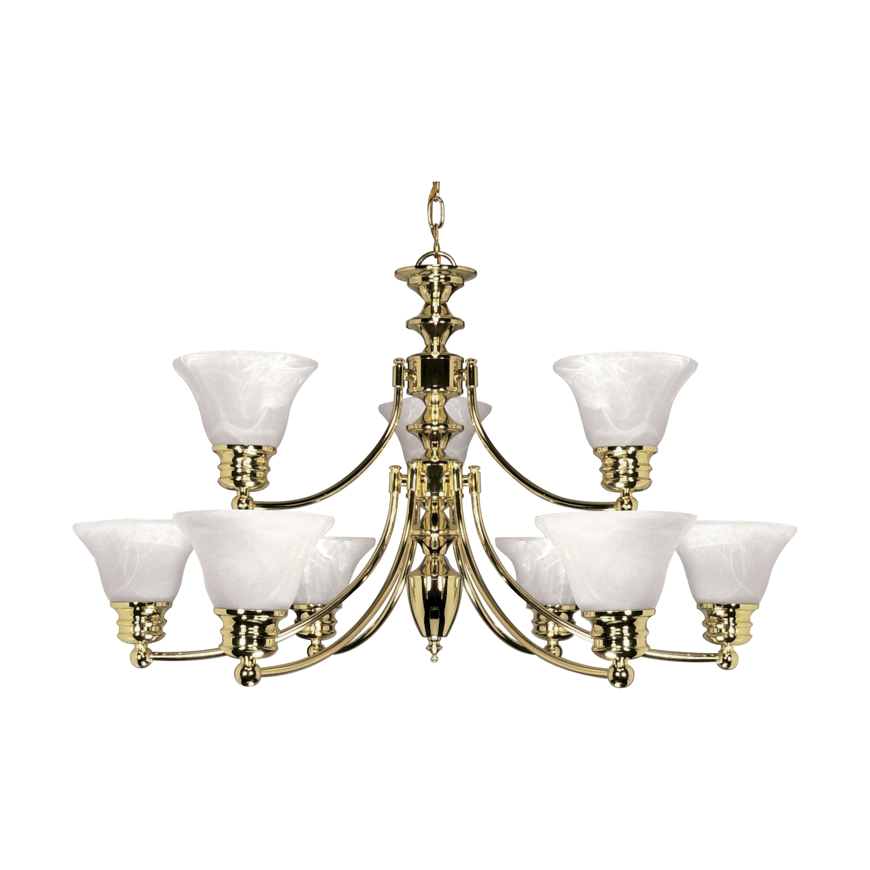 EMPIRE 9 LT CHANDELIER - 60-361