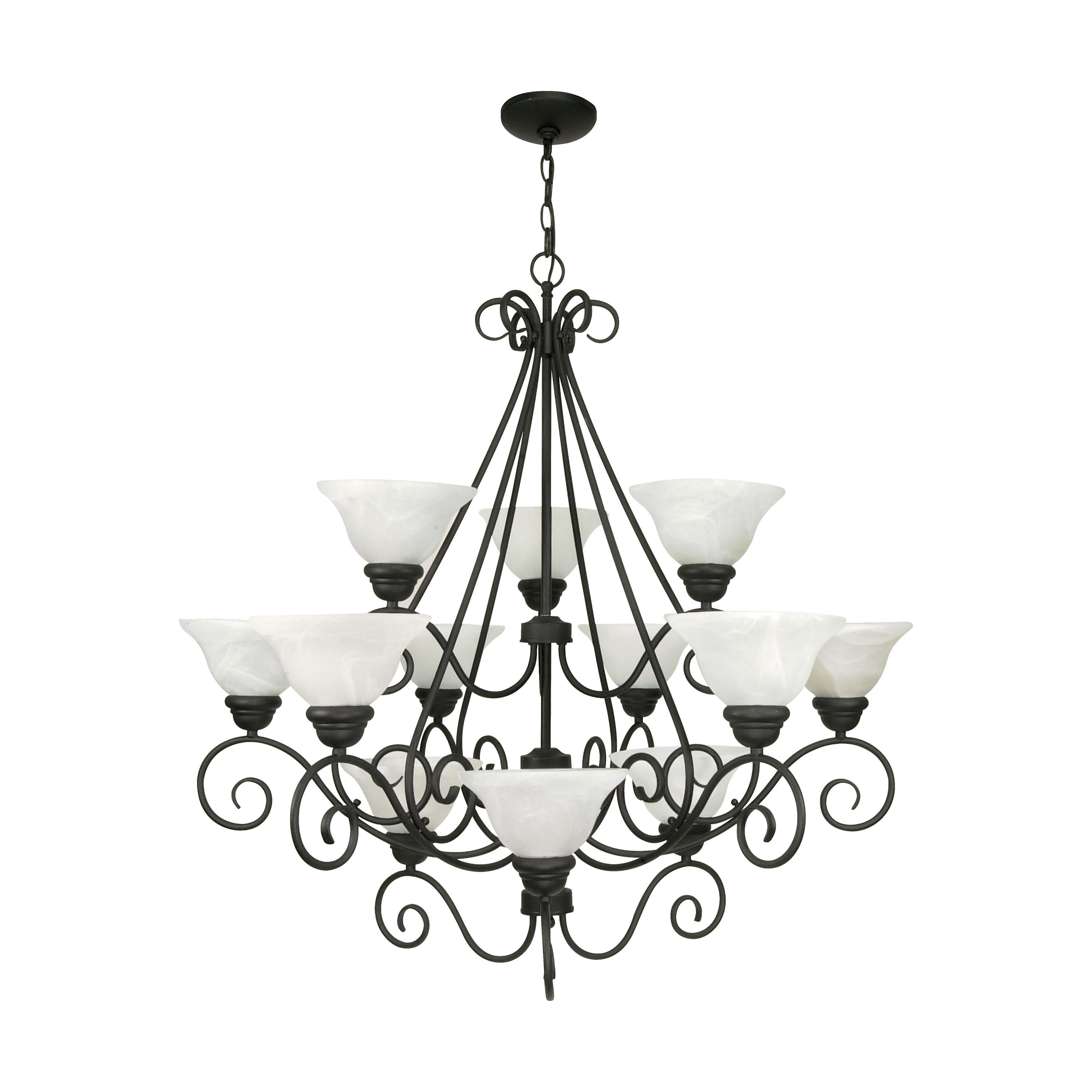 CASTILLO 12 LT CHANDELIER - 60-377