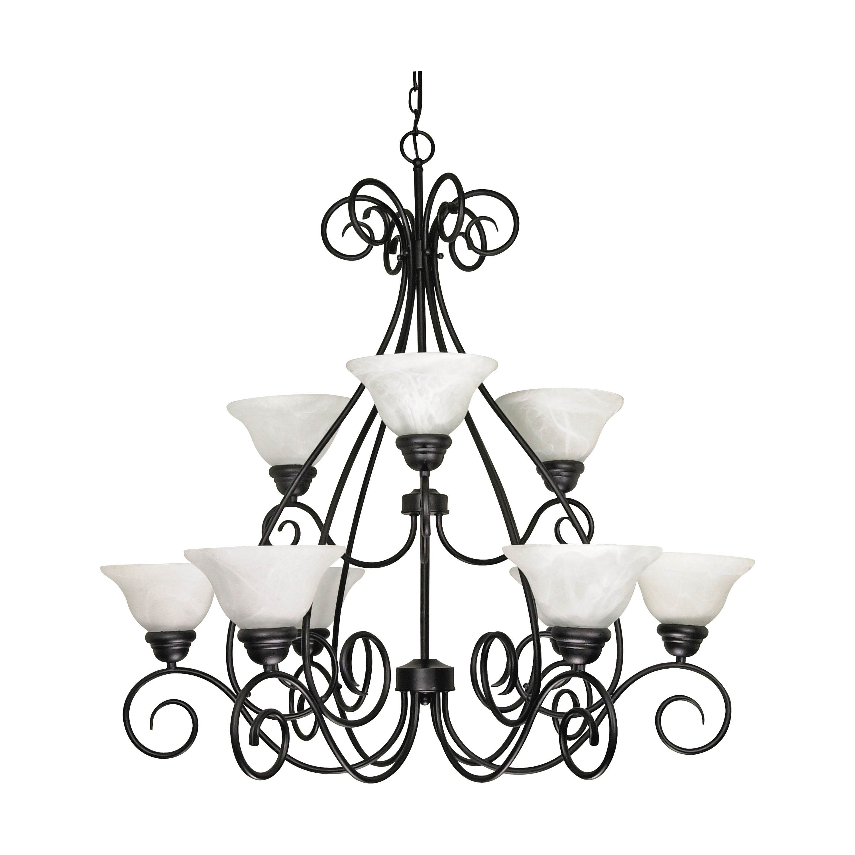 CASTILLO 9 LT CHANDELIER - 60-379