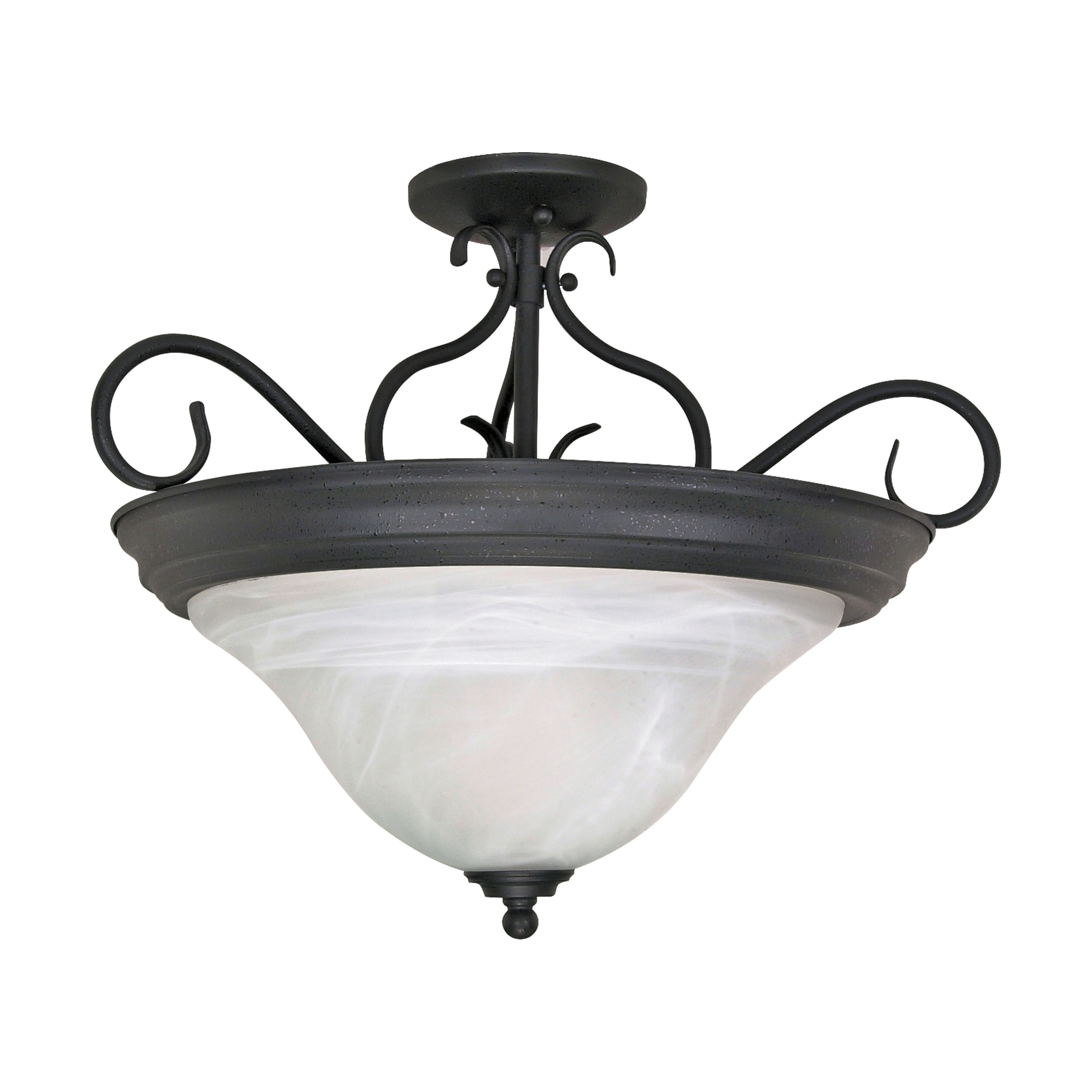 CASTILLO 3 LT SEMI FLUSH - 60-384