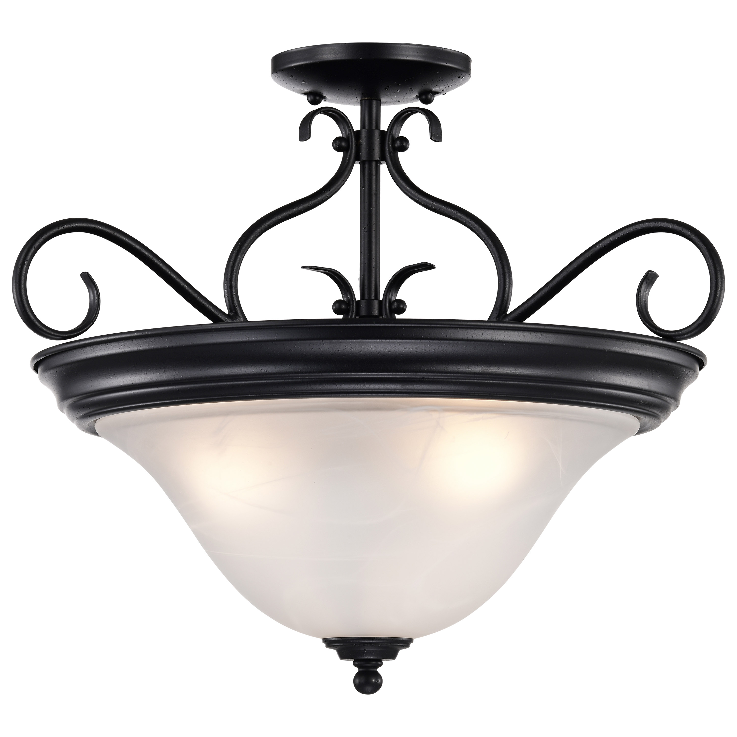 CASTILLO 3 LT SEMI FLUSH - 60-384