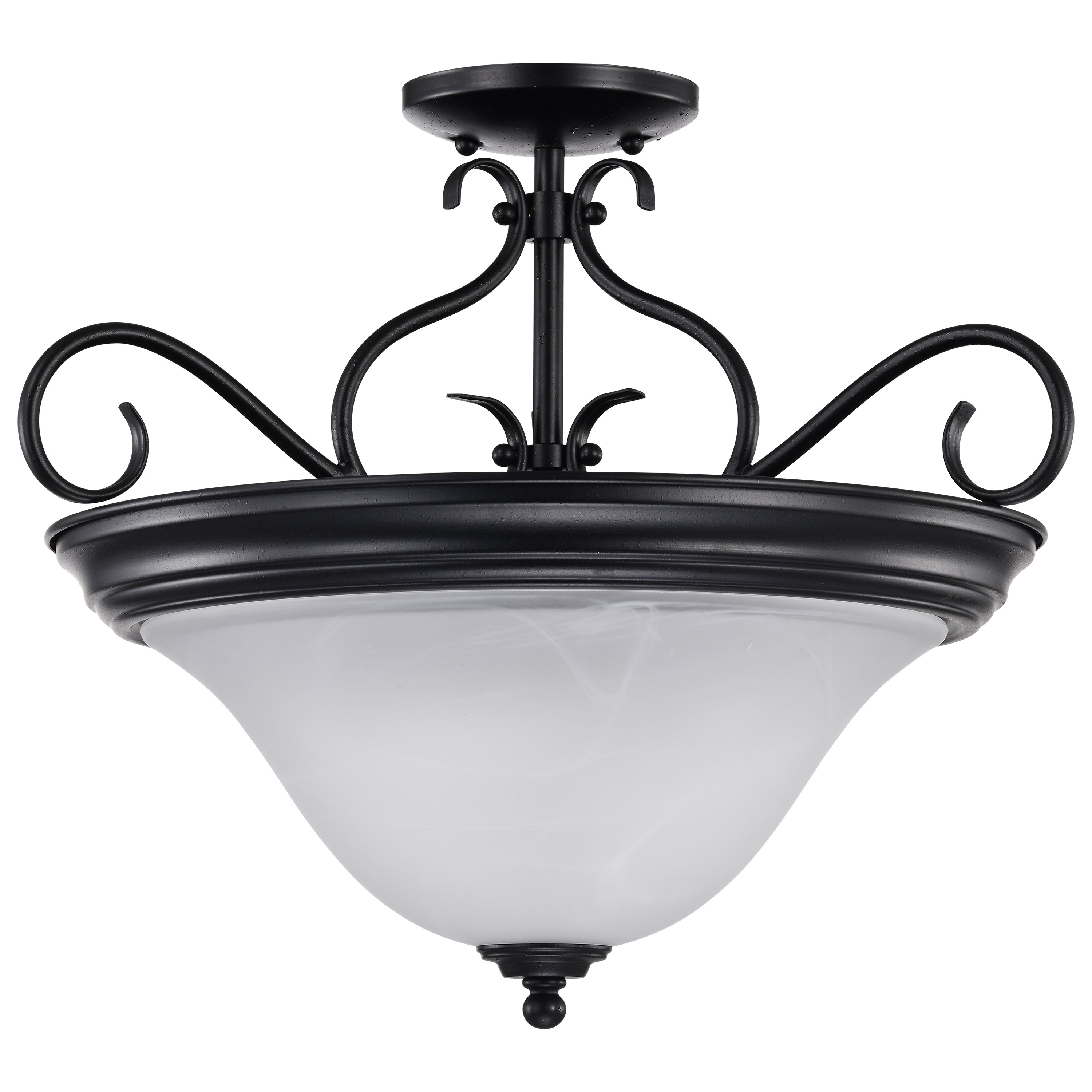 CASTILLO 3 LT SEMI FLUSH - 60-384