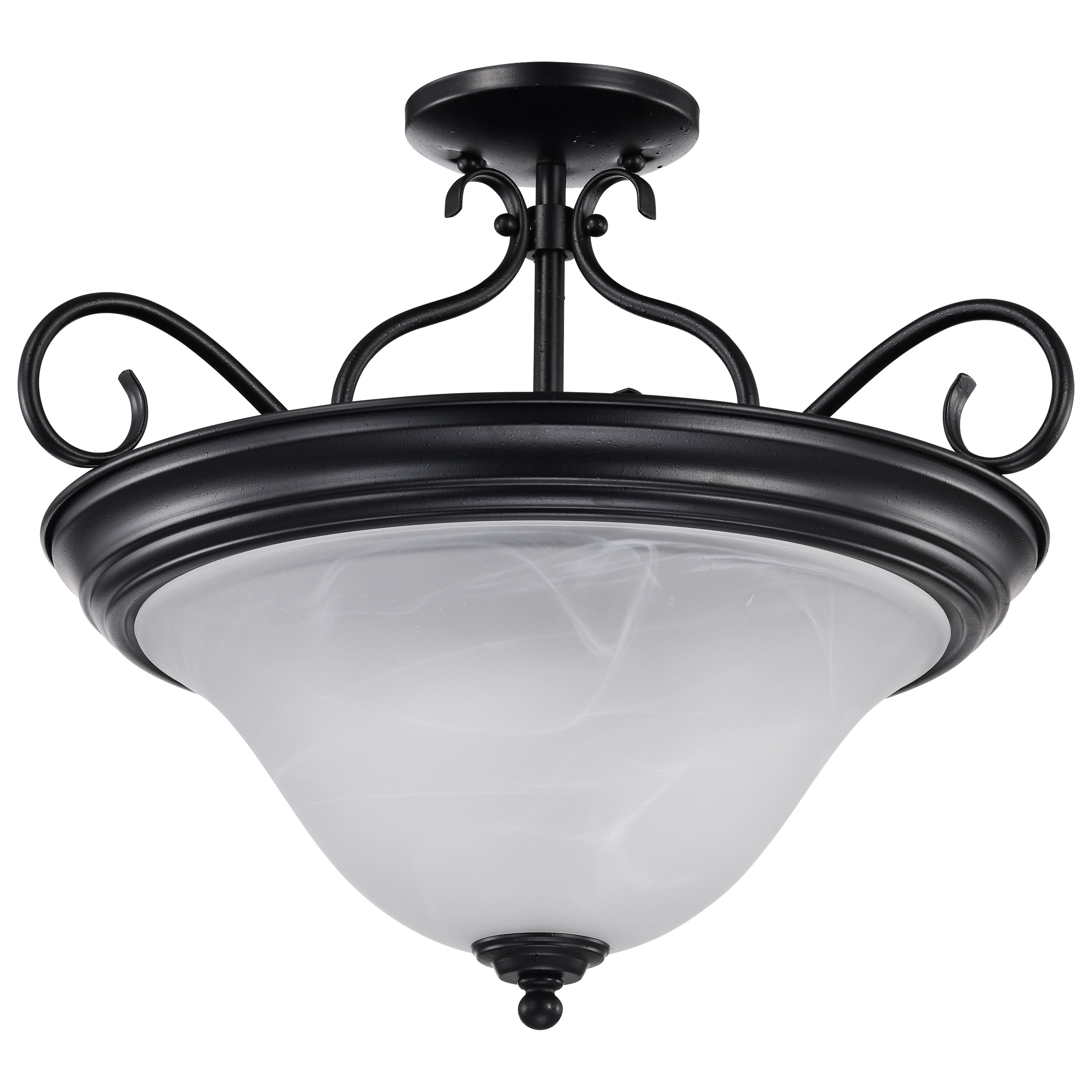 CASTILLO 3 LT SEMI FLUSH - 60-384
