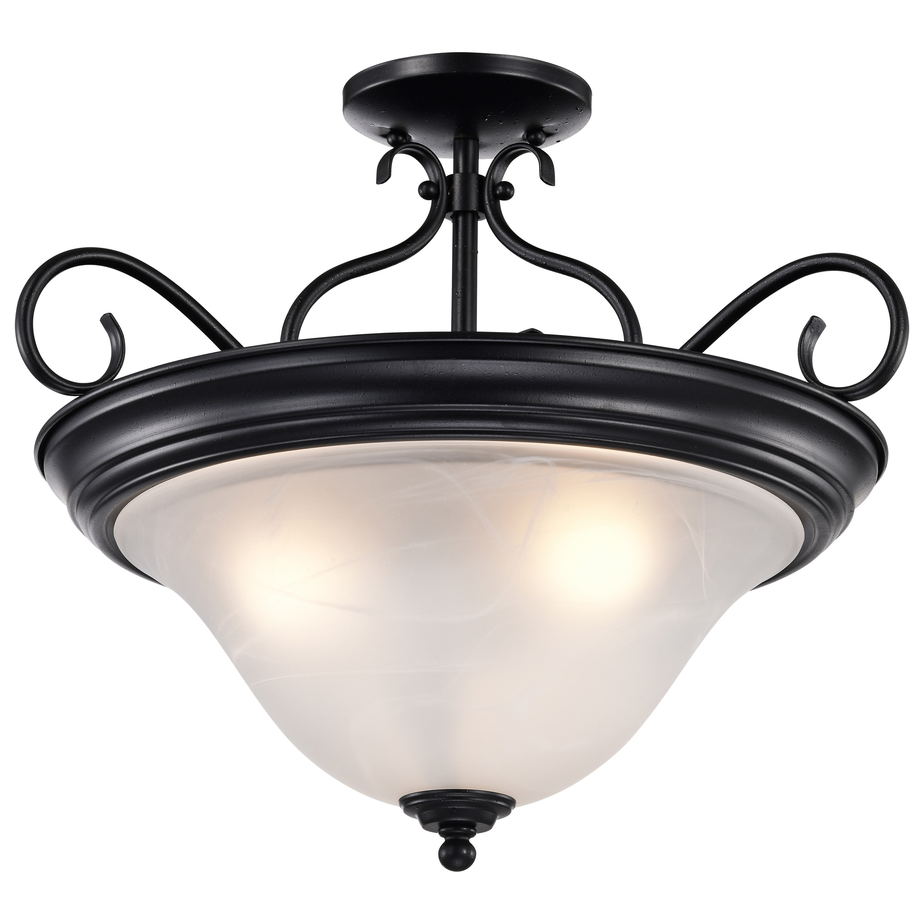CASTILLO 3 LT SEMI FLUSH - 60-384