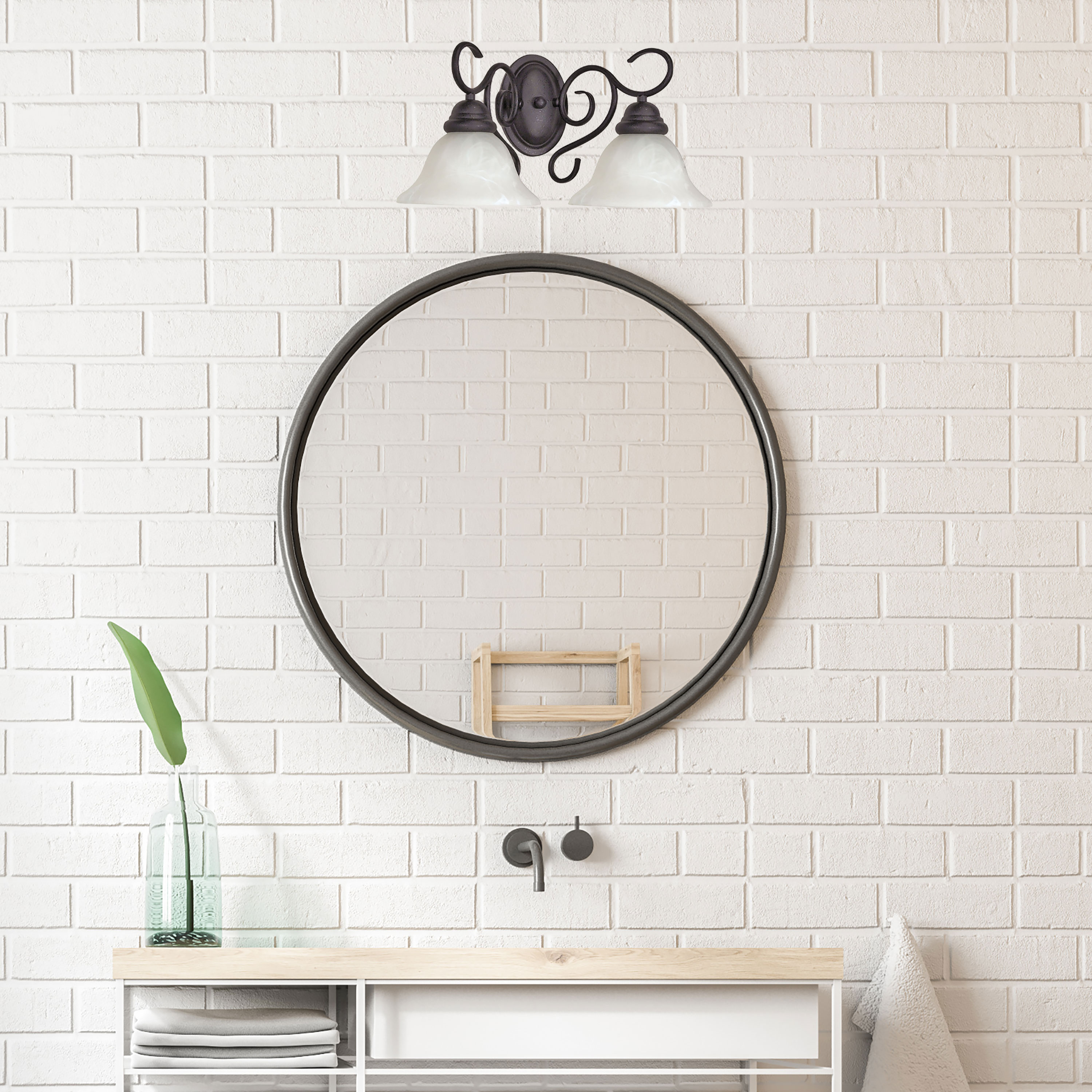 CASTILLO 2 LT VANITY FIXTURE - 60-388