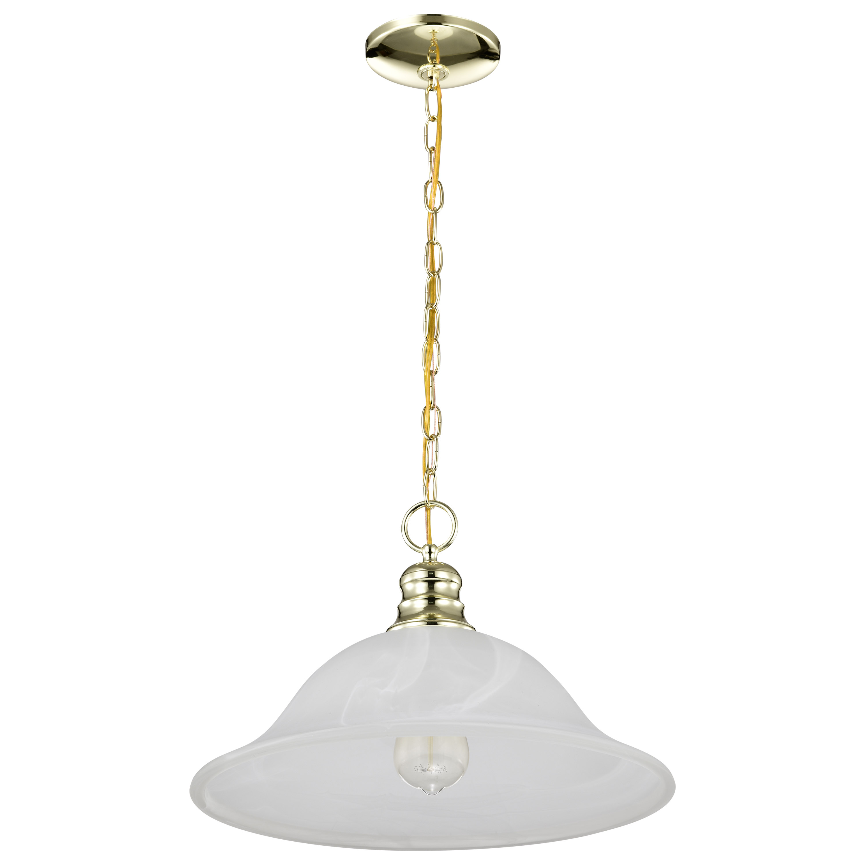 1 LT HANGING DOME PENDANT - 60-392