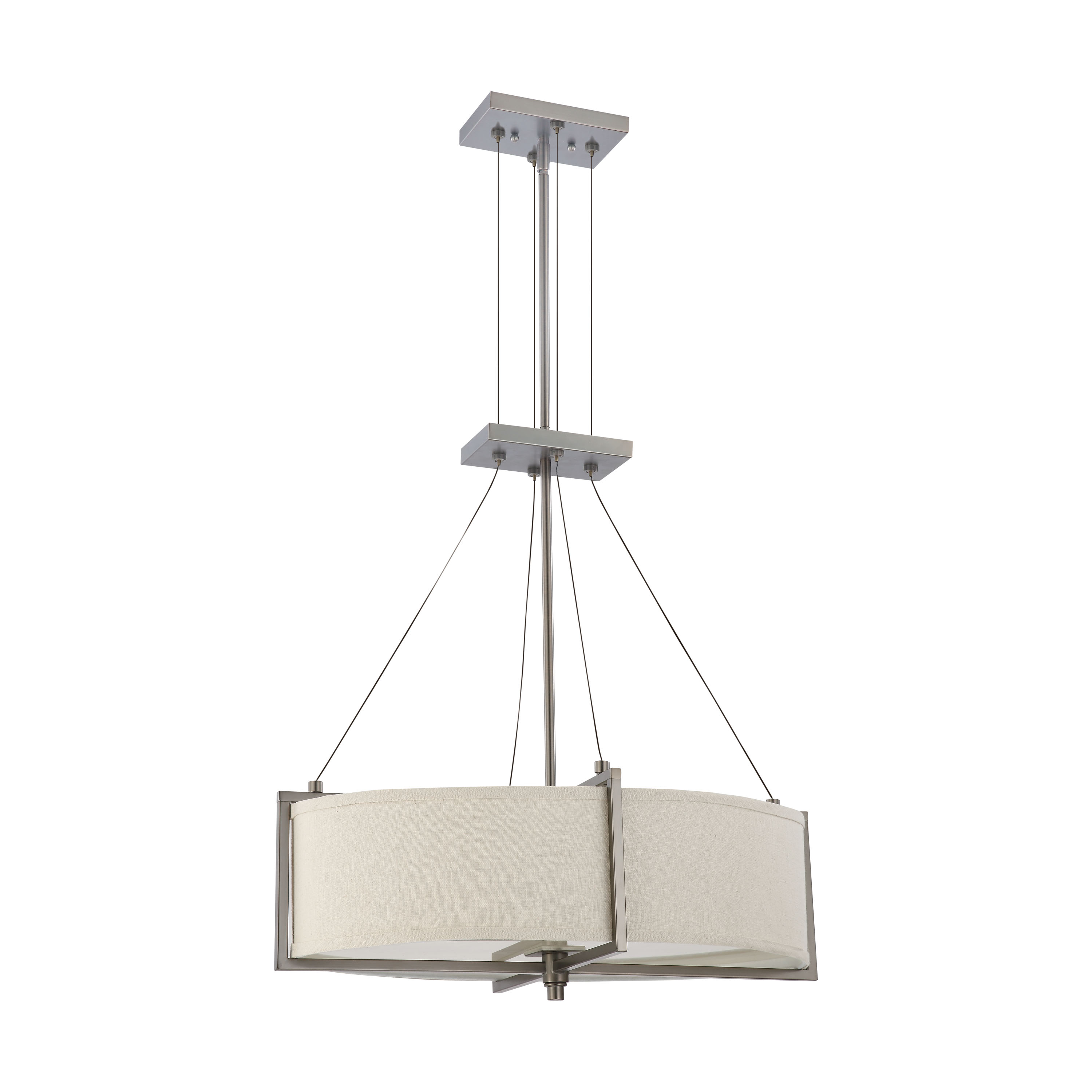 PORTIA ES 4 LIGHT OVAL PENDANT - 60-4045
