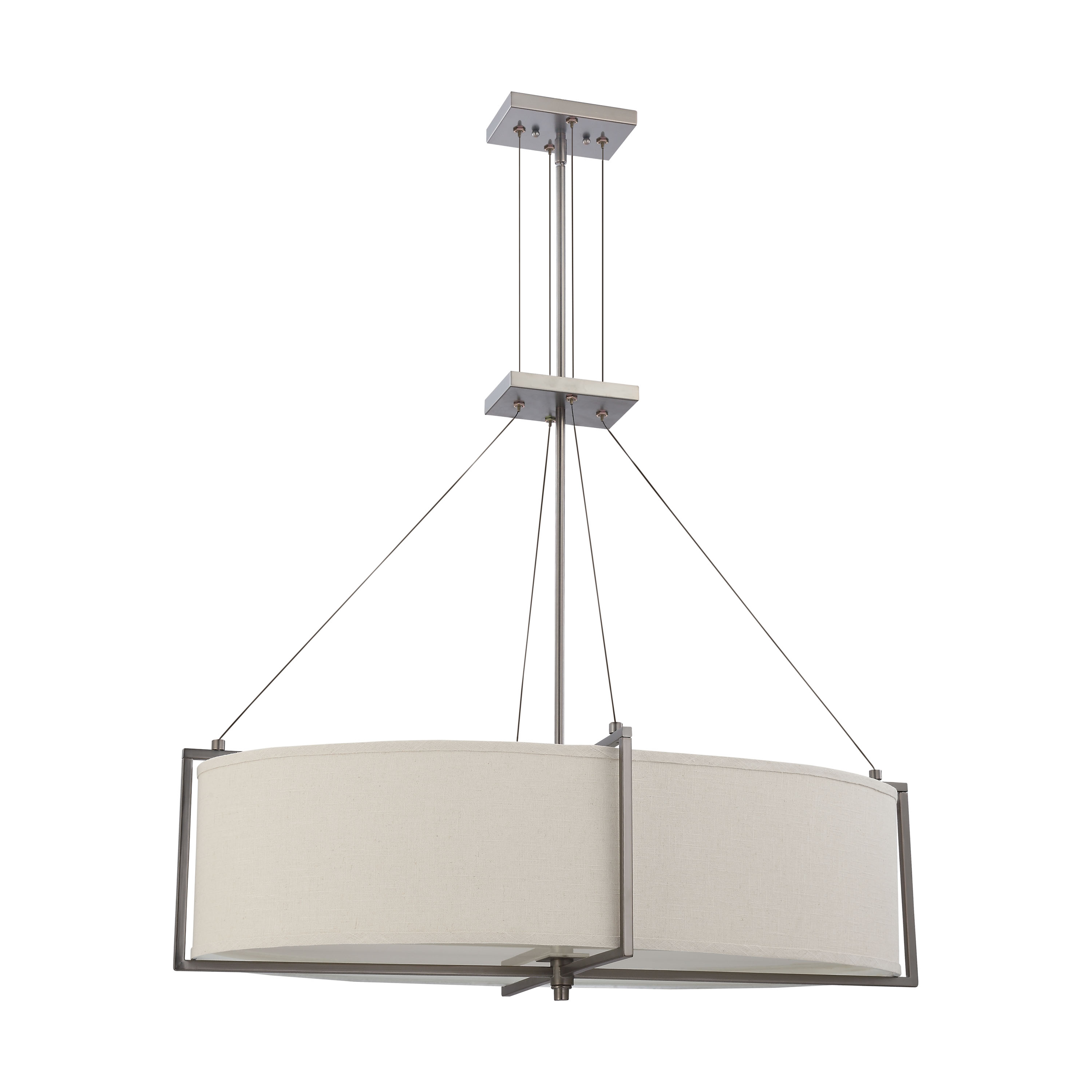 PORTIA ES 6 LIGHT OVAL PENDANT - 60-4046