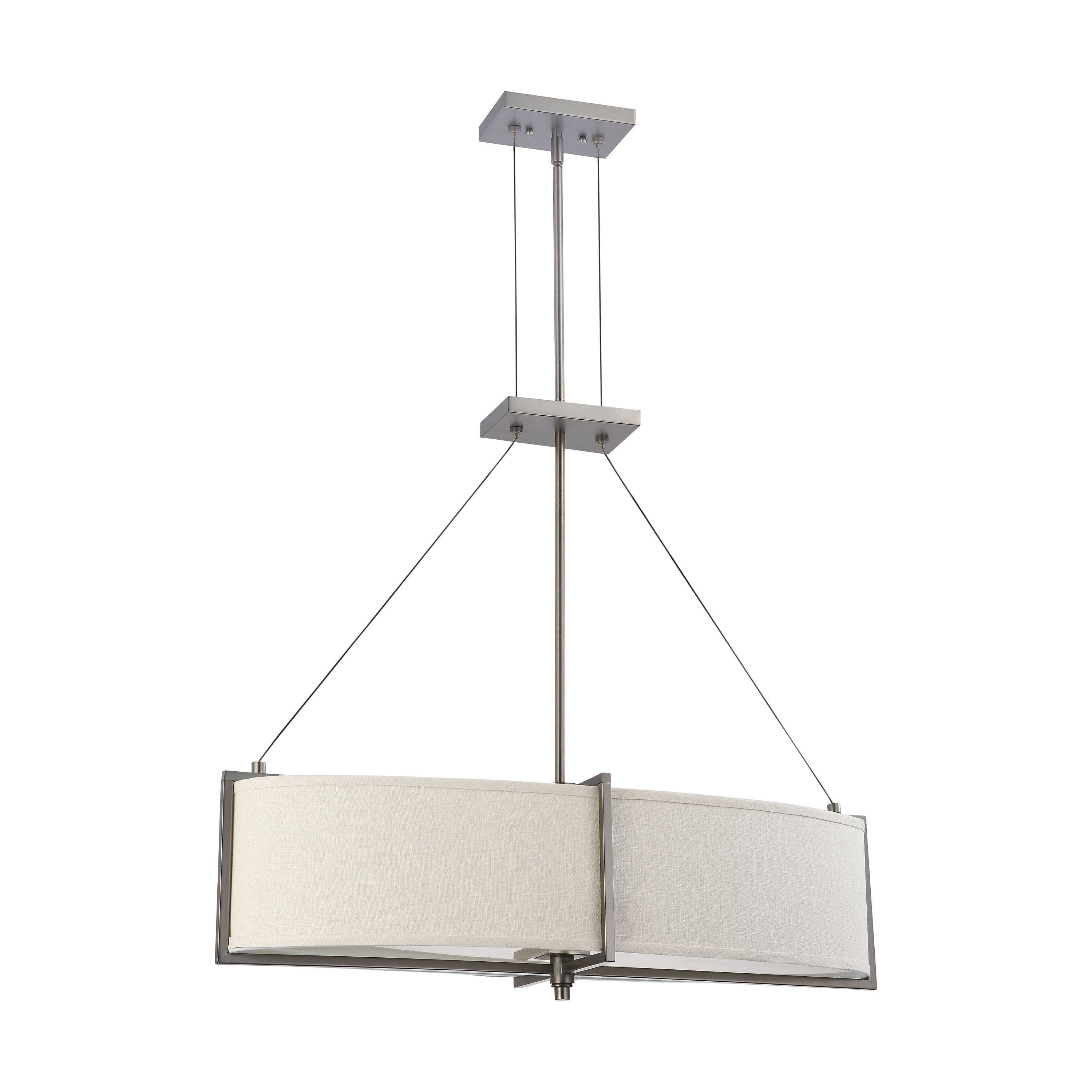 PORTIA ES 4 LIGHT OVAL PENDANT - 60-4047