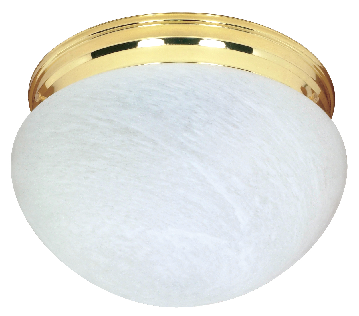 12" MUSHROOM POLISHED BRASS FN - 60-410