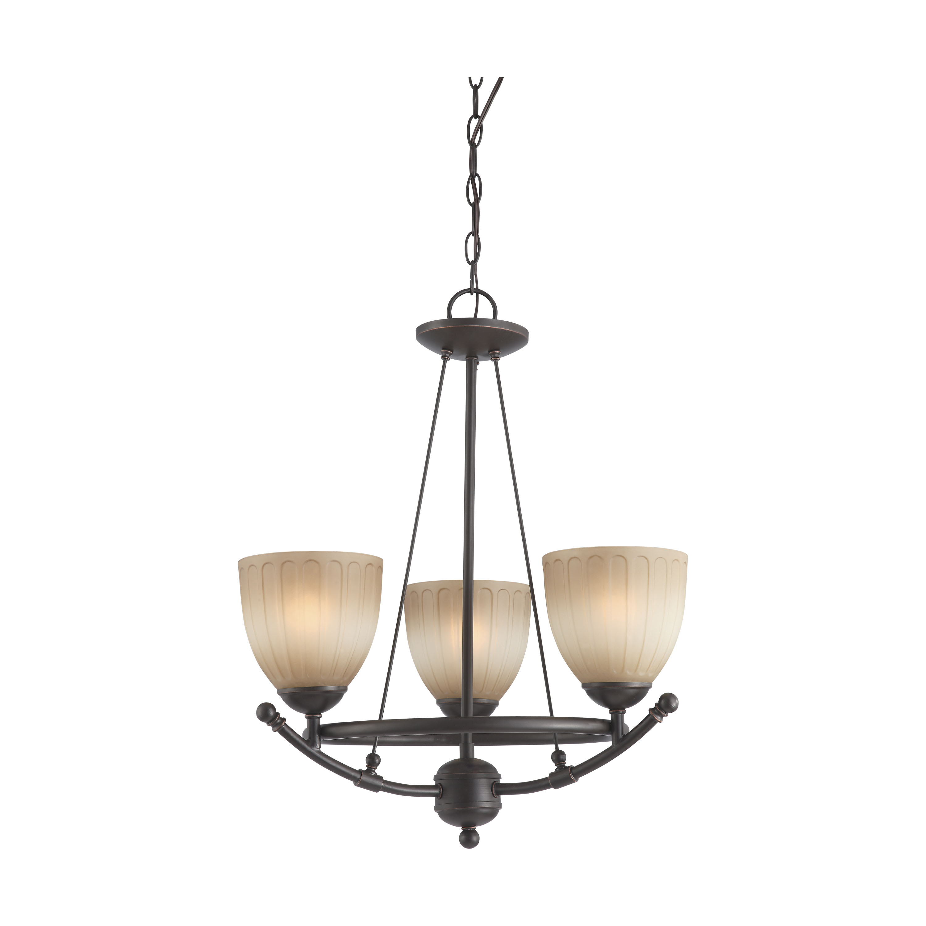 CAROUSEL 3 LIGHT CHANDELIER - 60-4225
