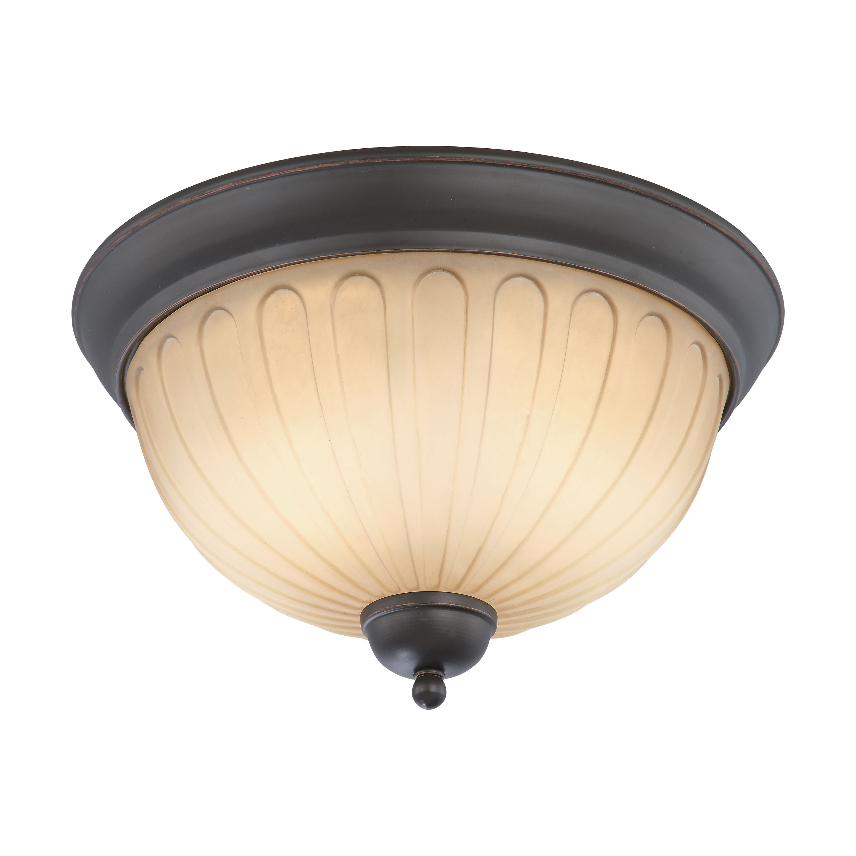CAROUSEL 2 LIGHT FLUSH DOME - 60-4232