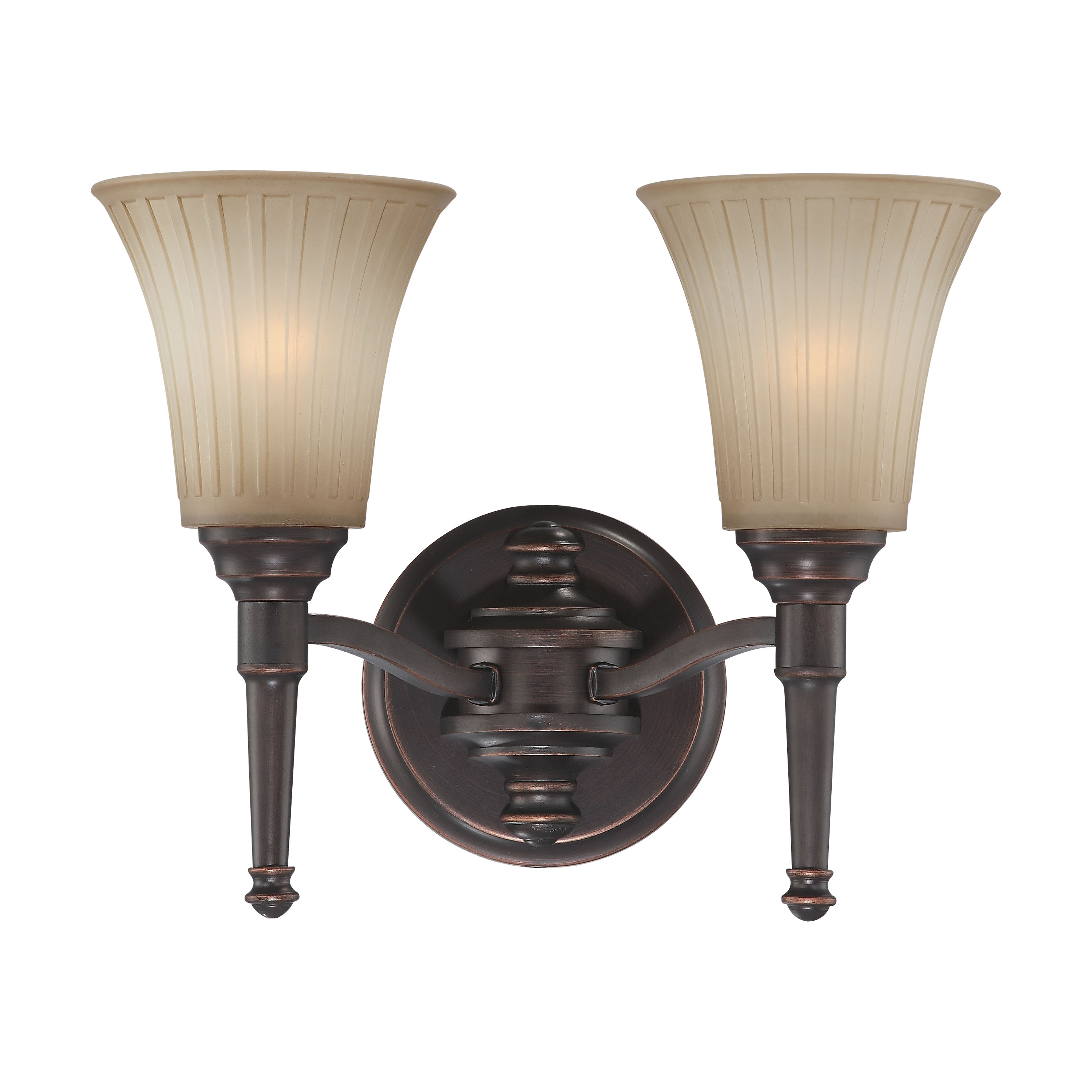 FRANKLIN 2 LIGHT VANITY - 60-4242