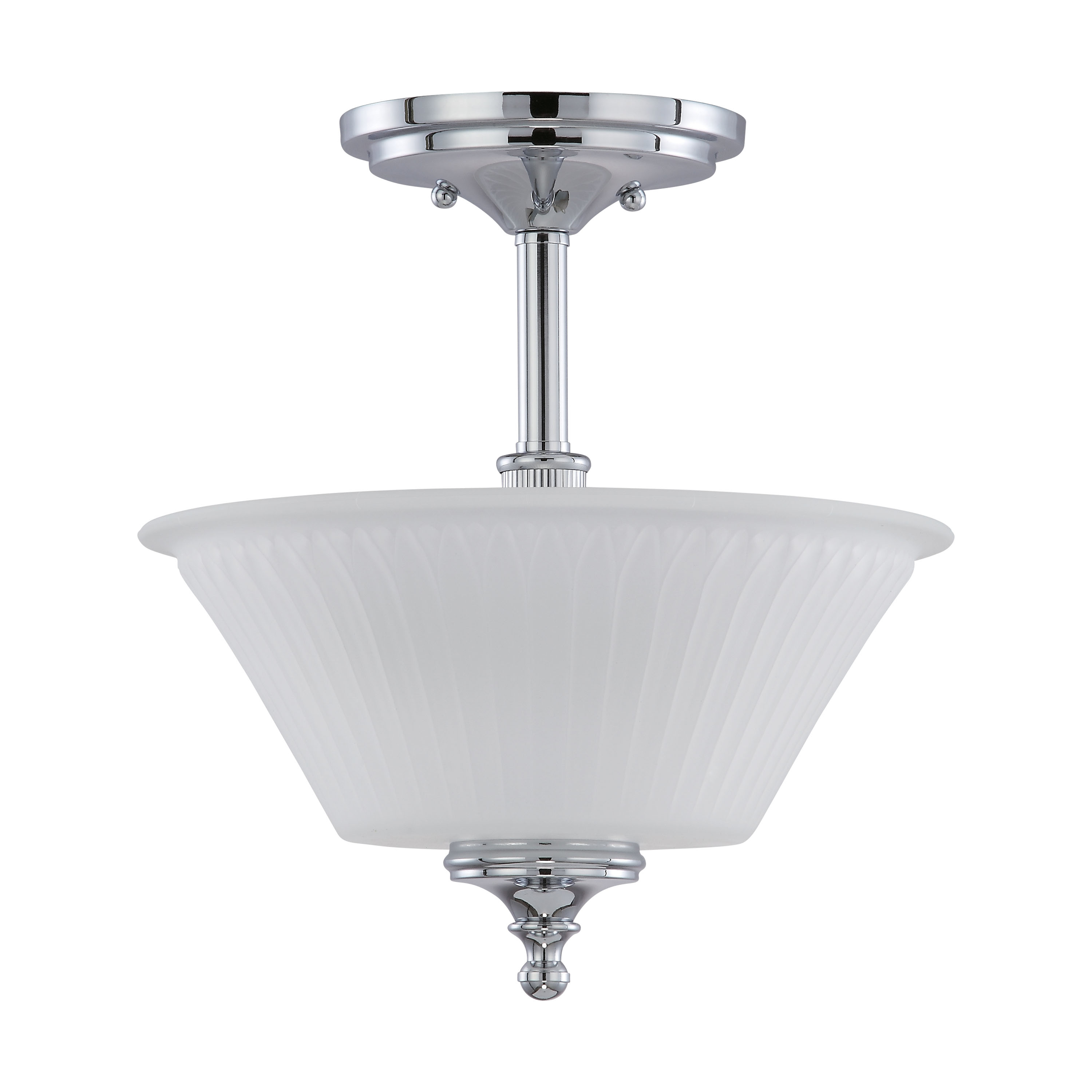 TELLER 2 LIGHT SEMI-FLUSH - 60-4268