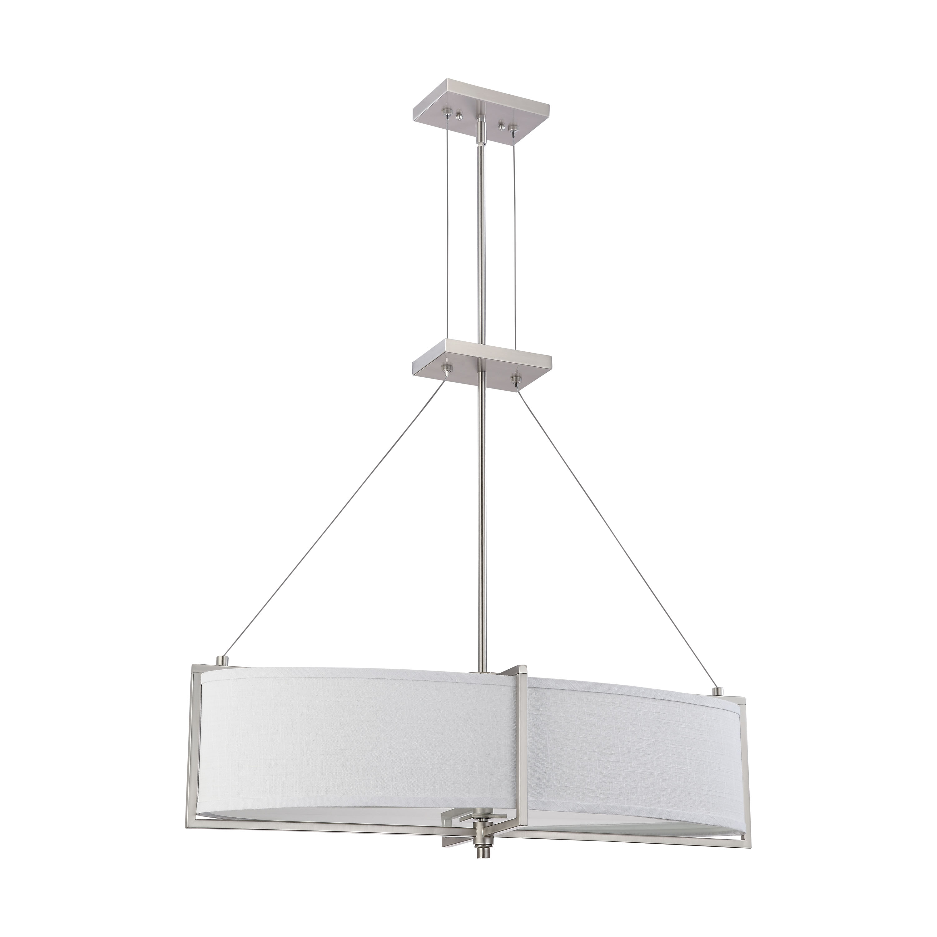 PORTIA ES 4 LIGHT OVAL PENDANT - 60-4347