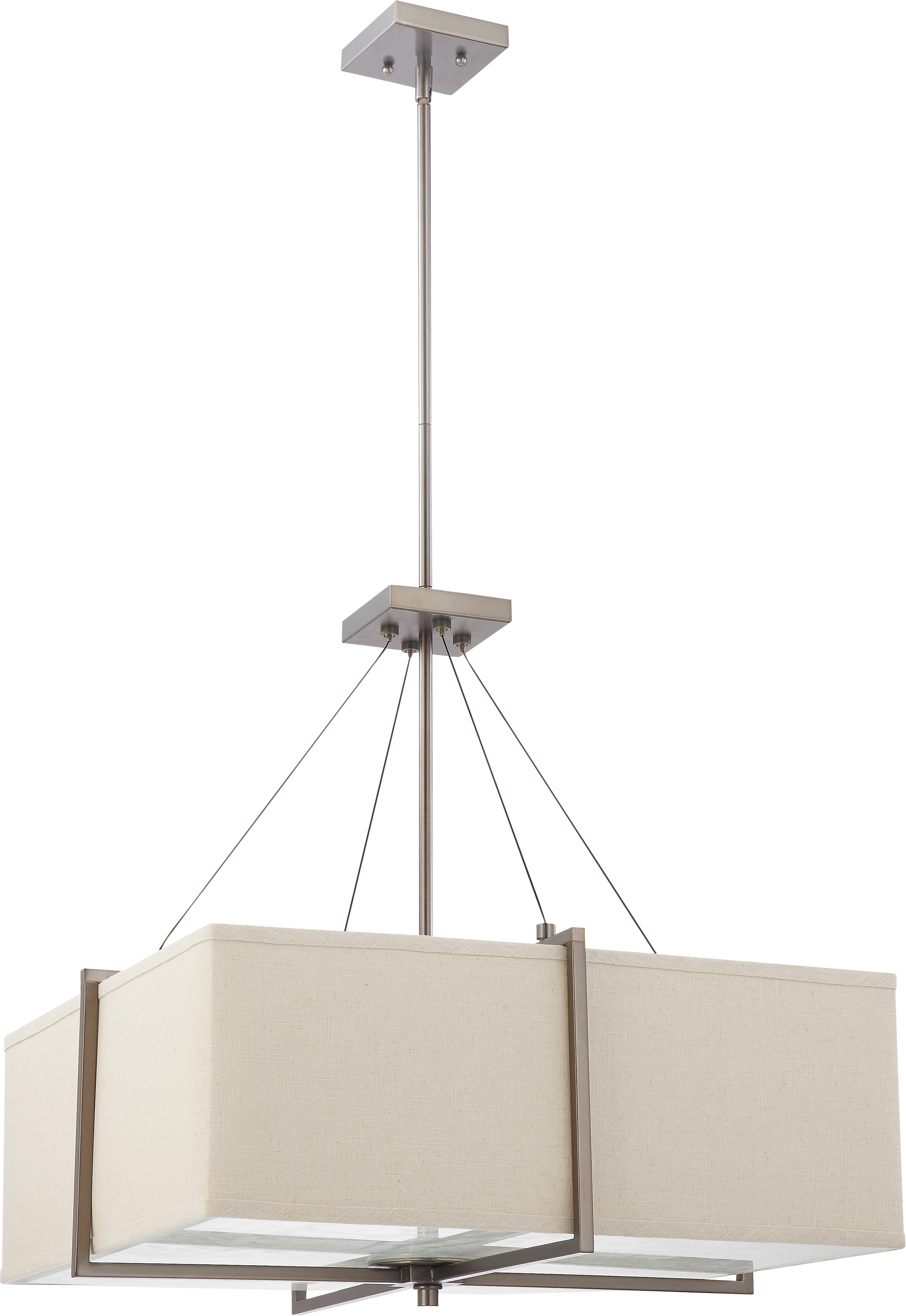 LOGAN 2 LIGHT SQUARE PENDANT - 60-4487