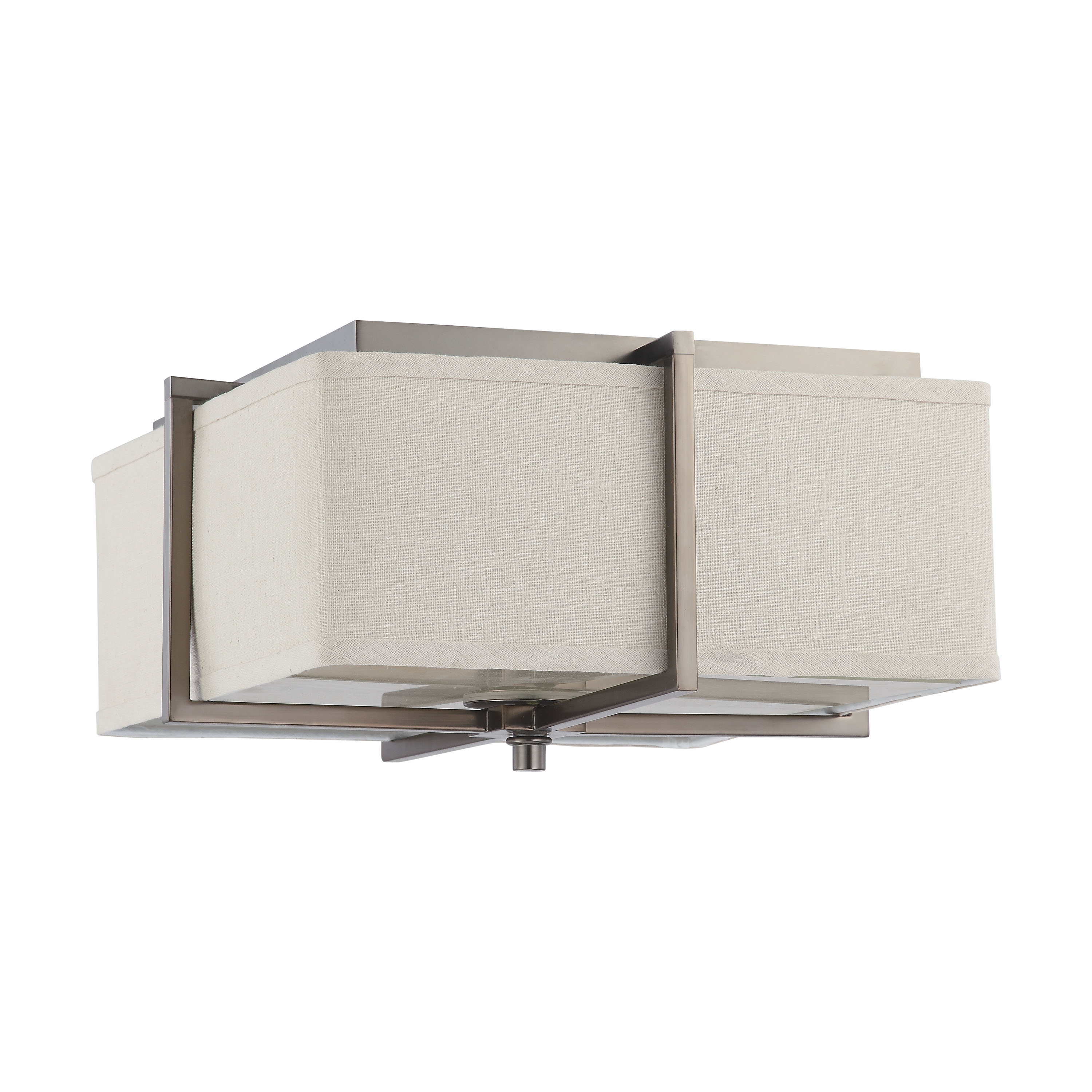 LOGAN 2 LIGHT SQUARE FLUSH - 60-4488