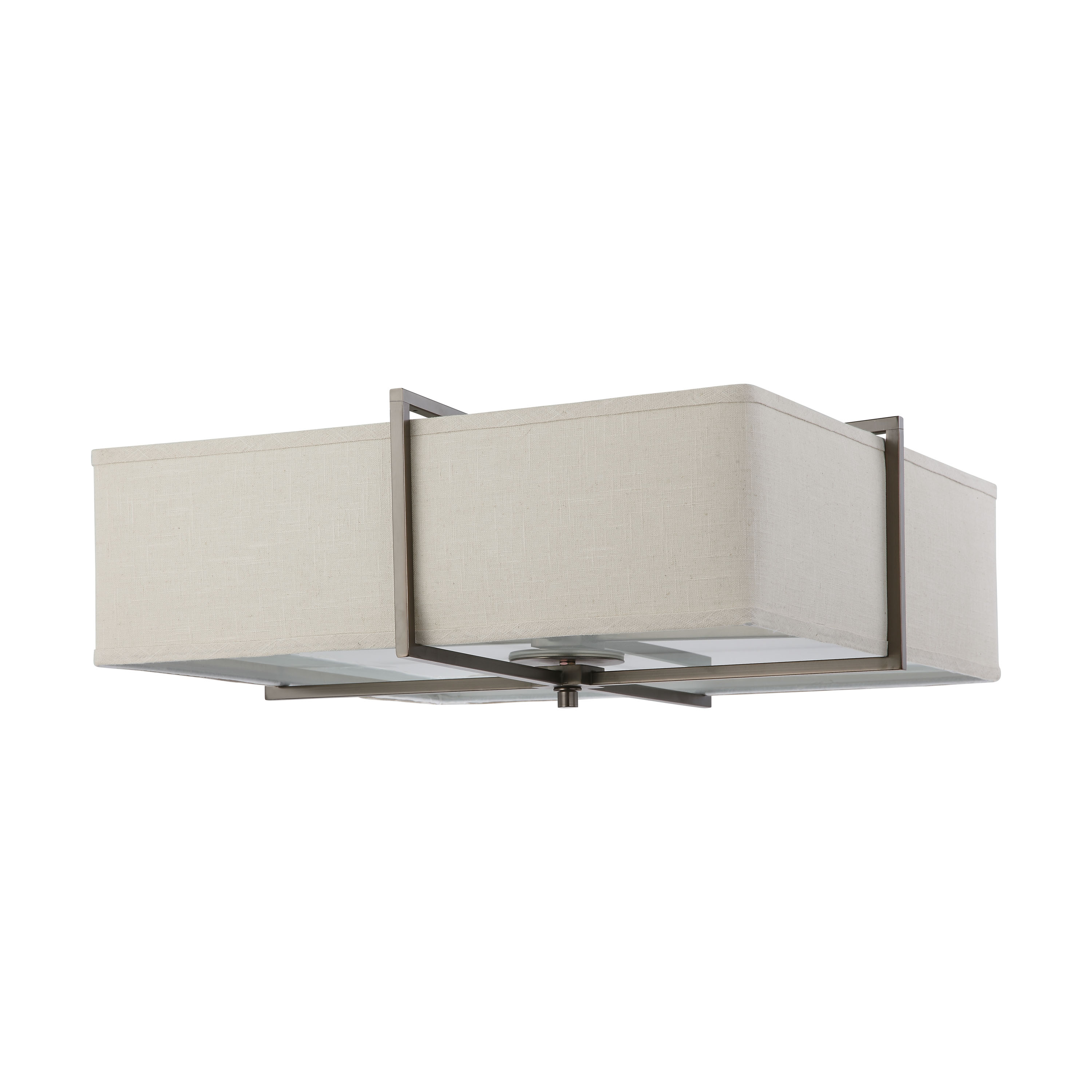 LOGAN 6 LIGHT SQUARE FLUSH - 60-4489