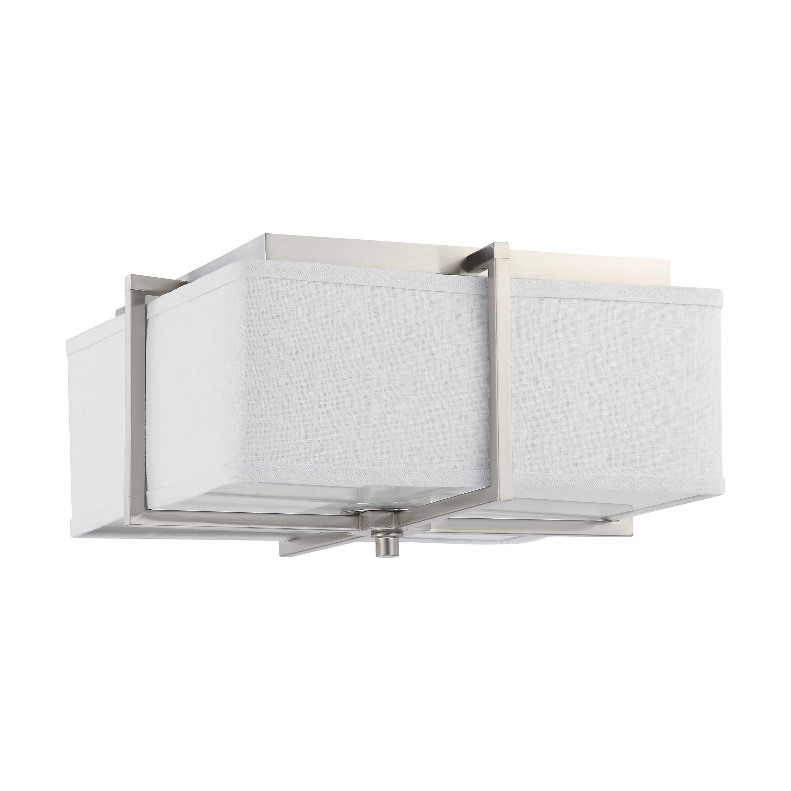 LOGAN 2 LIGHT SQUARE FLUSH - 60-4508