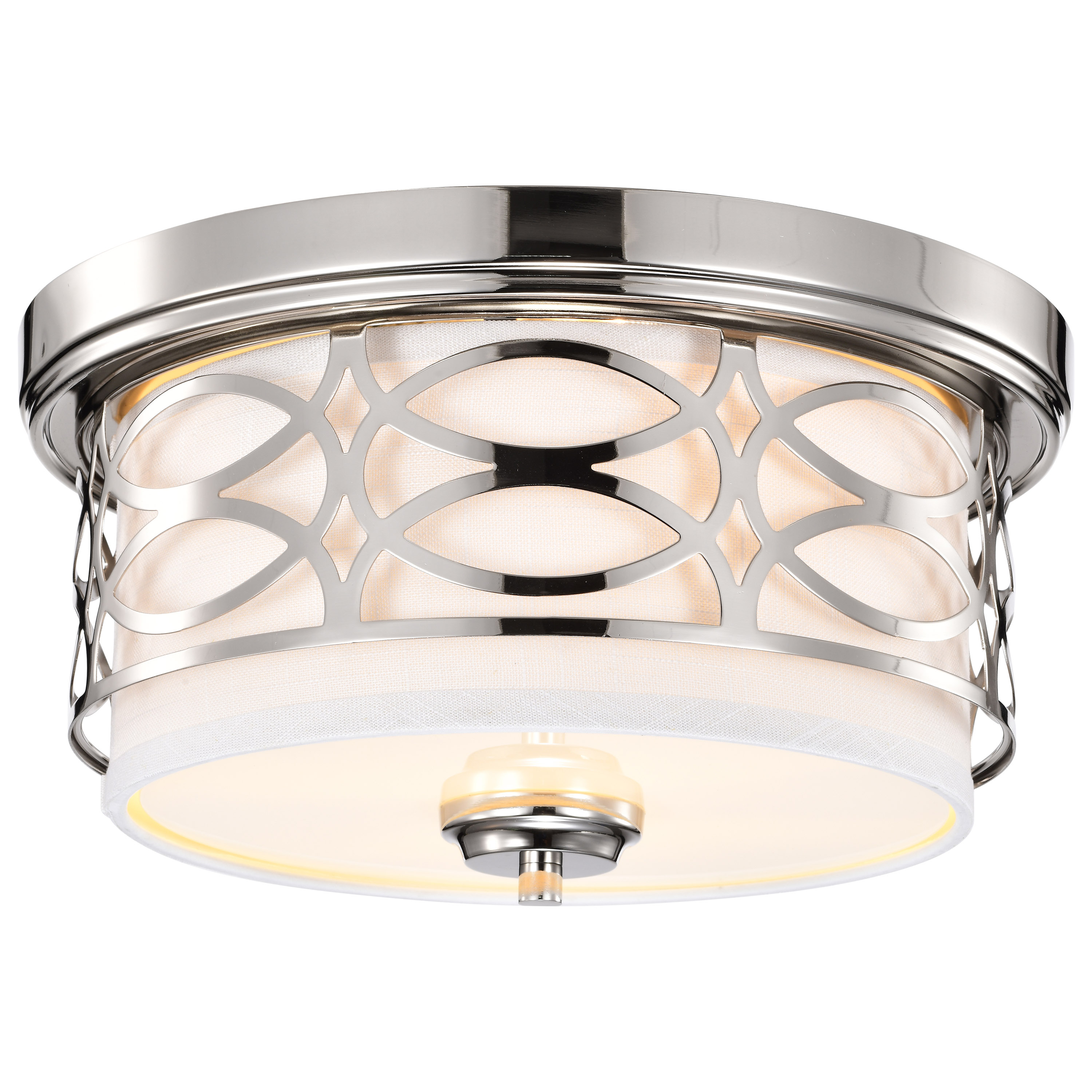 HARLOW 2 LIGHT FLUSH DOME - 60-4627