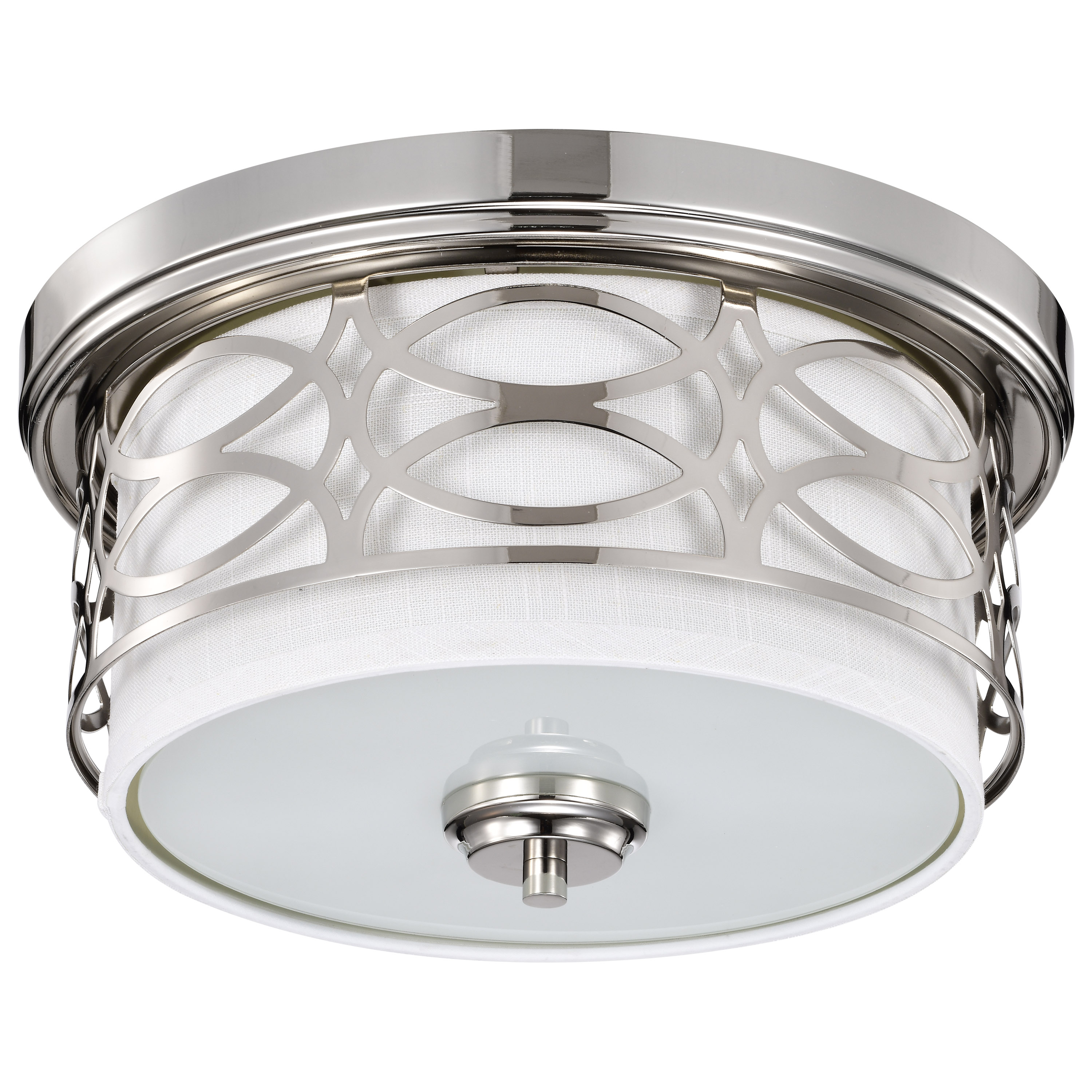 HARLOW 2 LIGHT FLUSH DOME - 60-4627