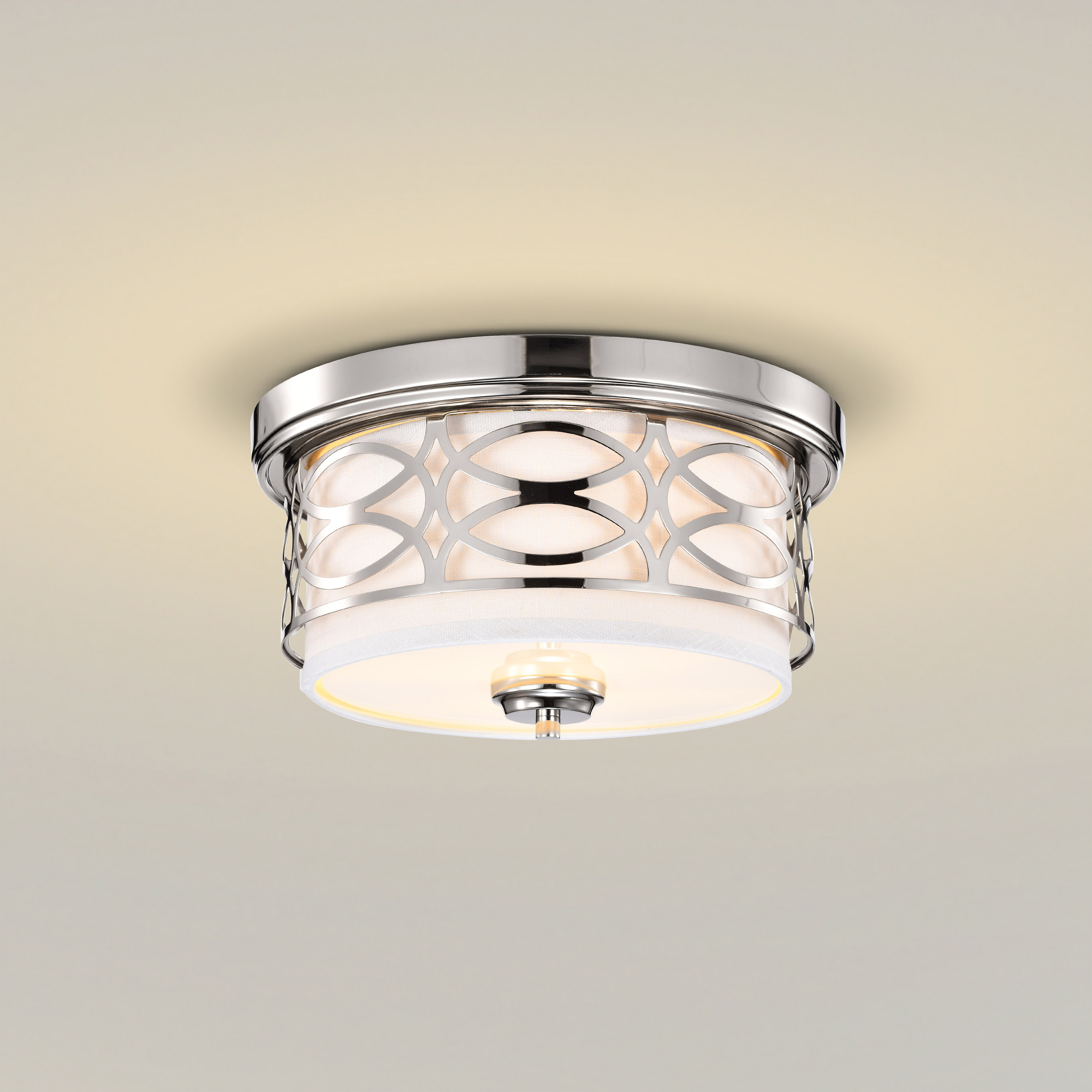 HARLOW 2 LIGHT FLUSH DOME - 60-4627