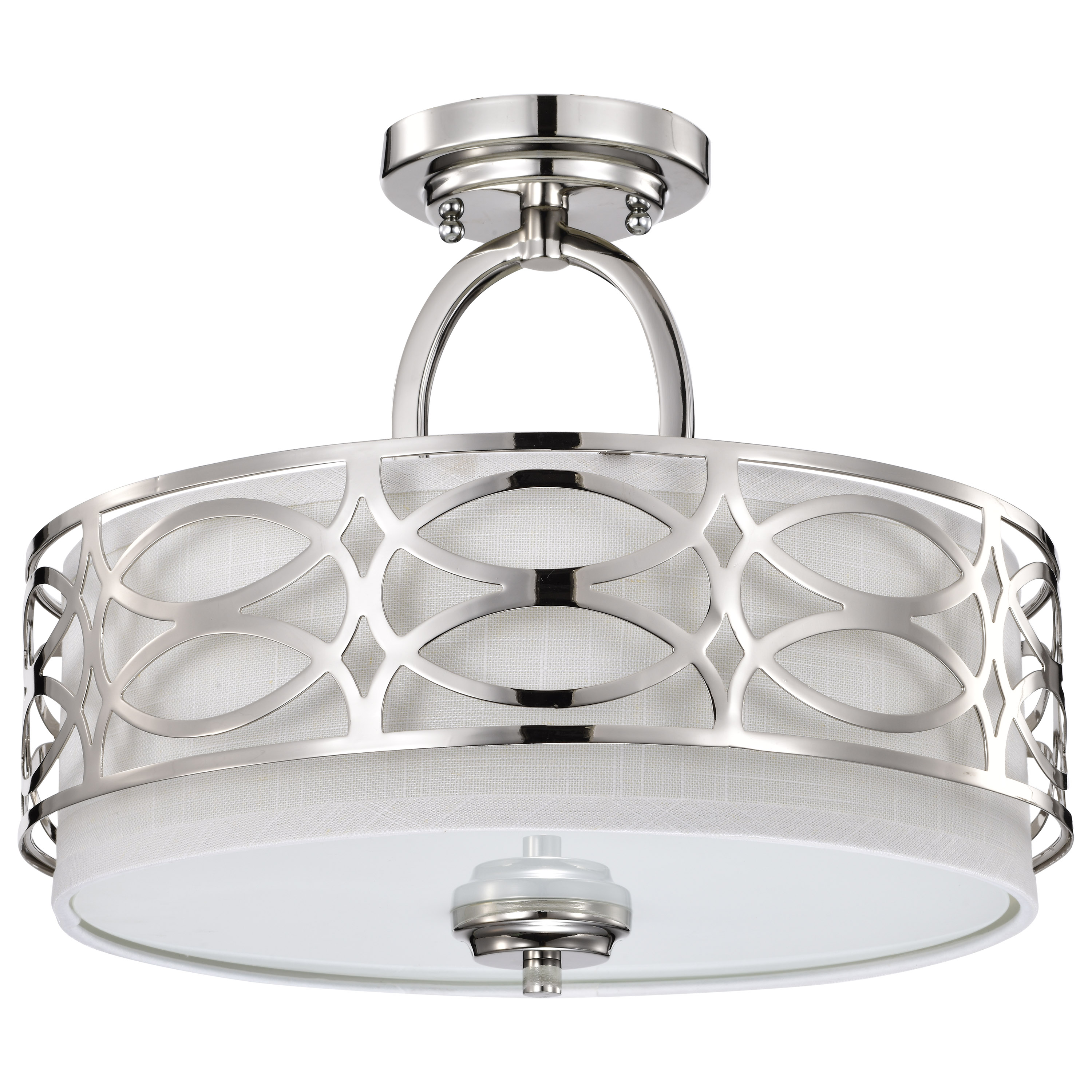 HARLOW 3 LIGHT SEMI-FLUSH - 60-4629
