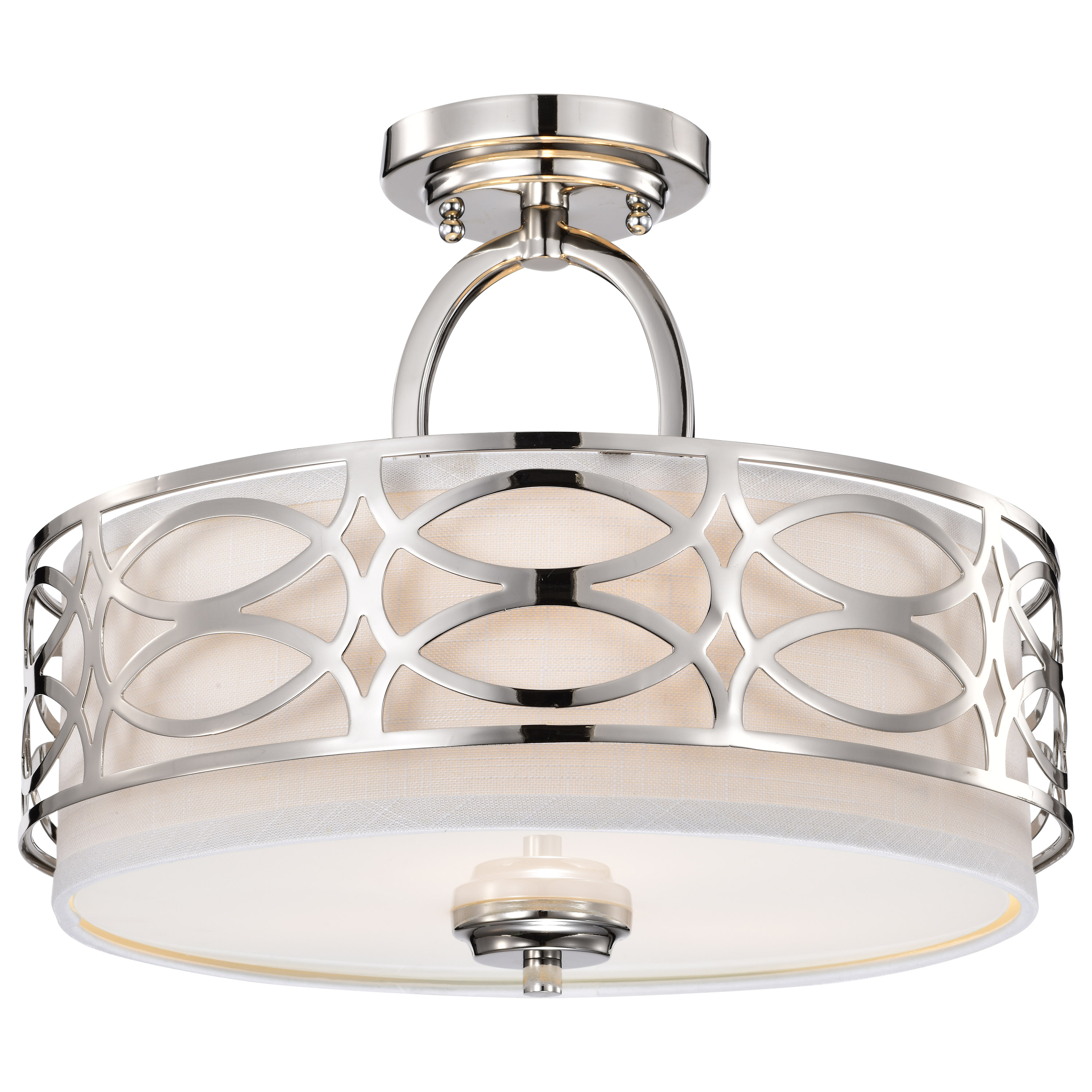 HARLOW 3 LIGHT SEMI-FLUSH - 60-4629