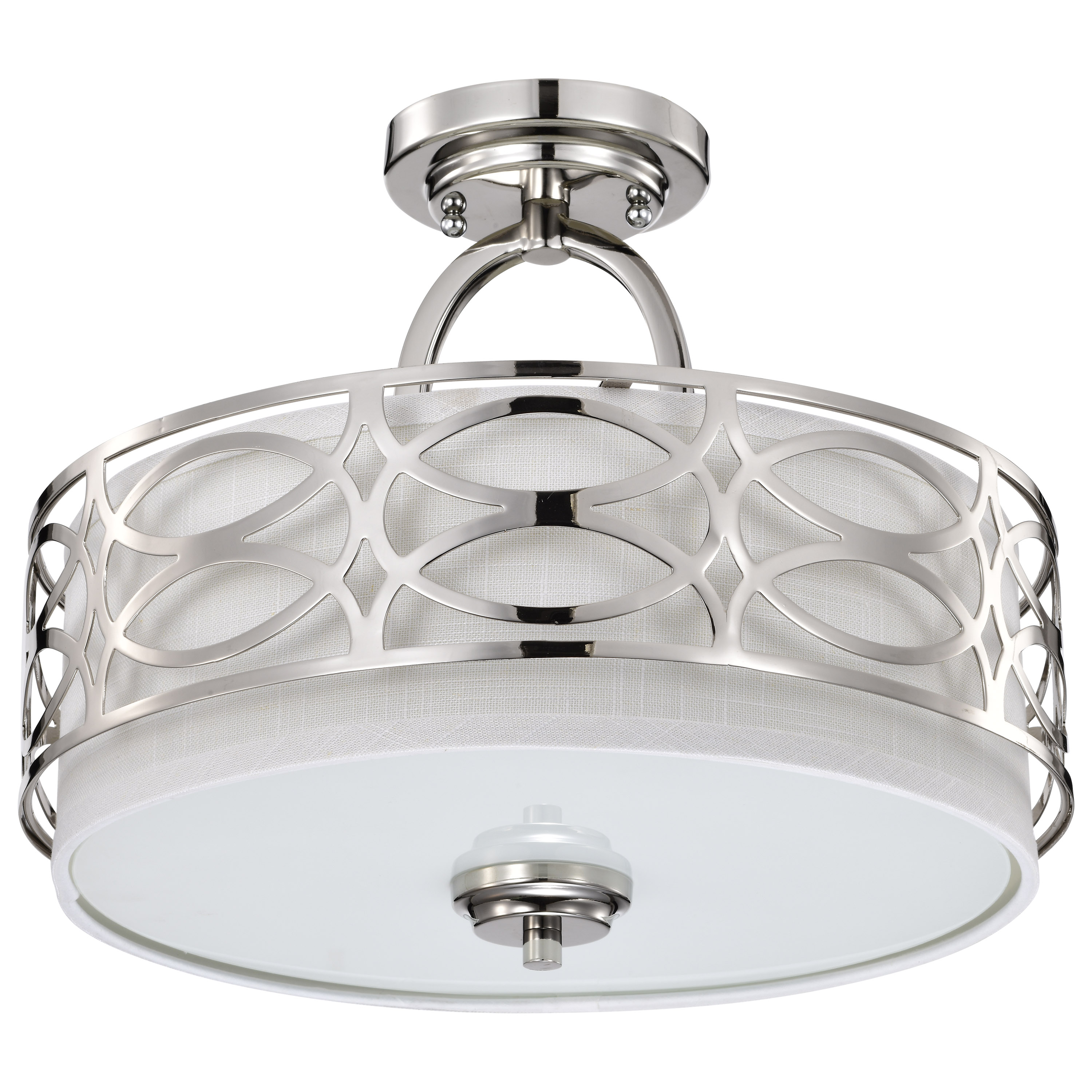 HARLOW 3 LIGHT SEMI-FLUSH - 60-4629
