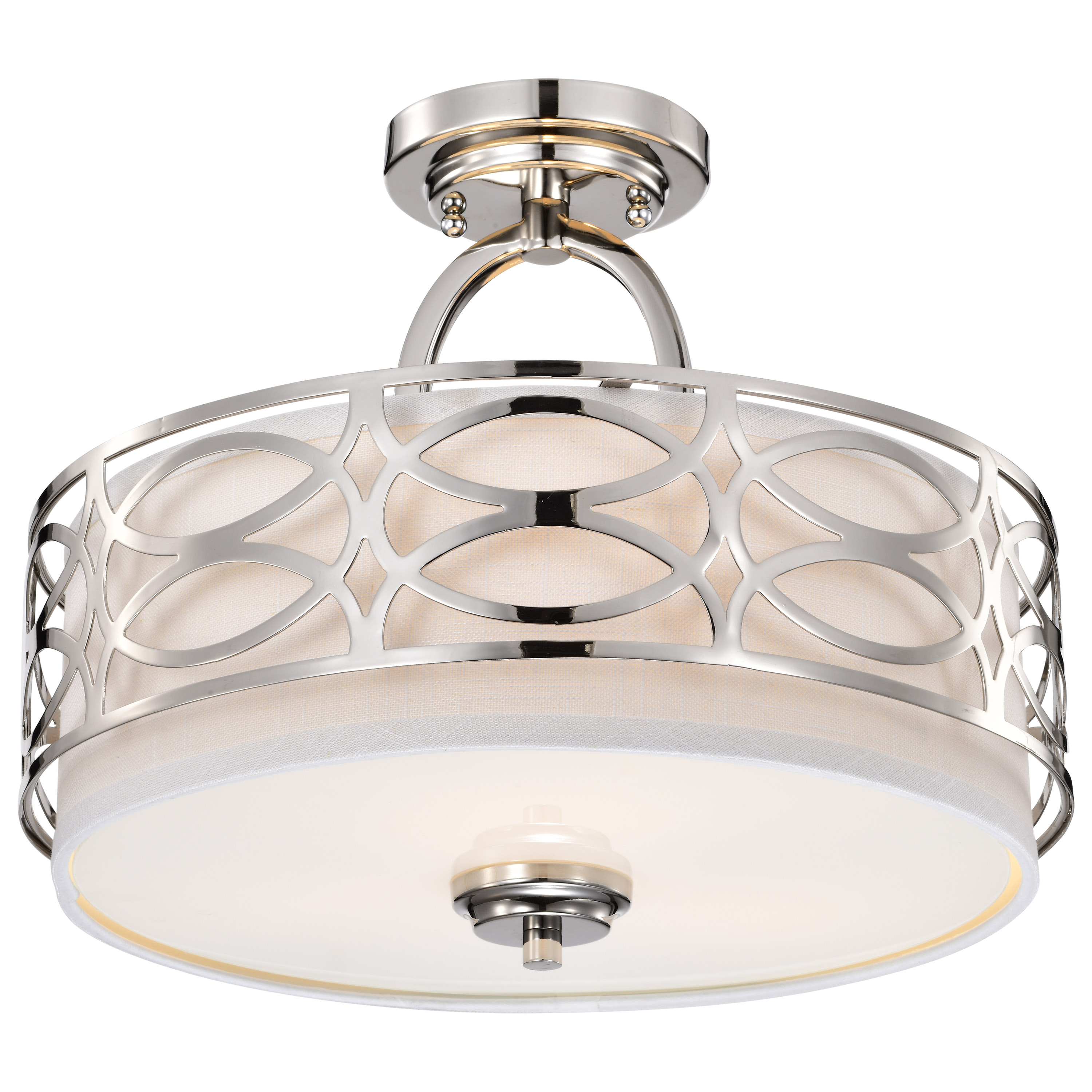 HARLOW 3 LIGHT SEMI-FLUSH - 60-4629
